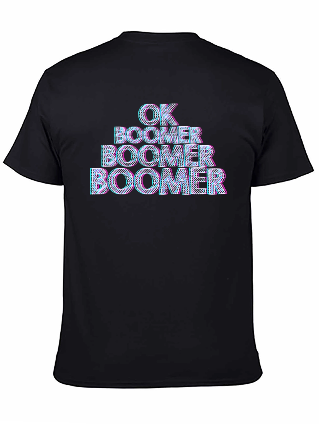 OK Boomer Graphic Tee - Black Cotton T-Shirt