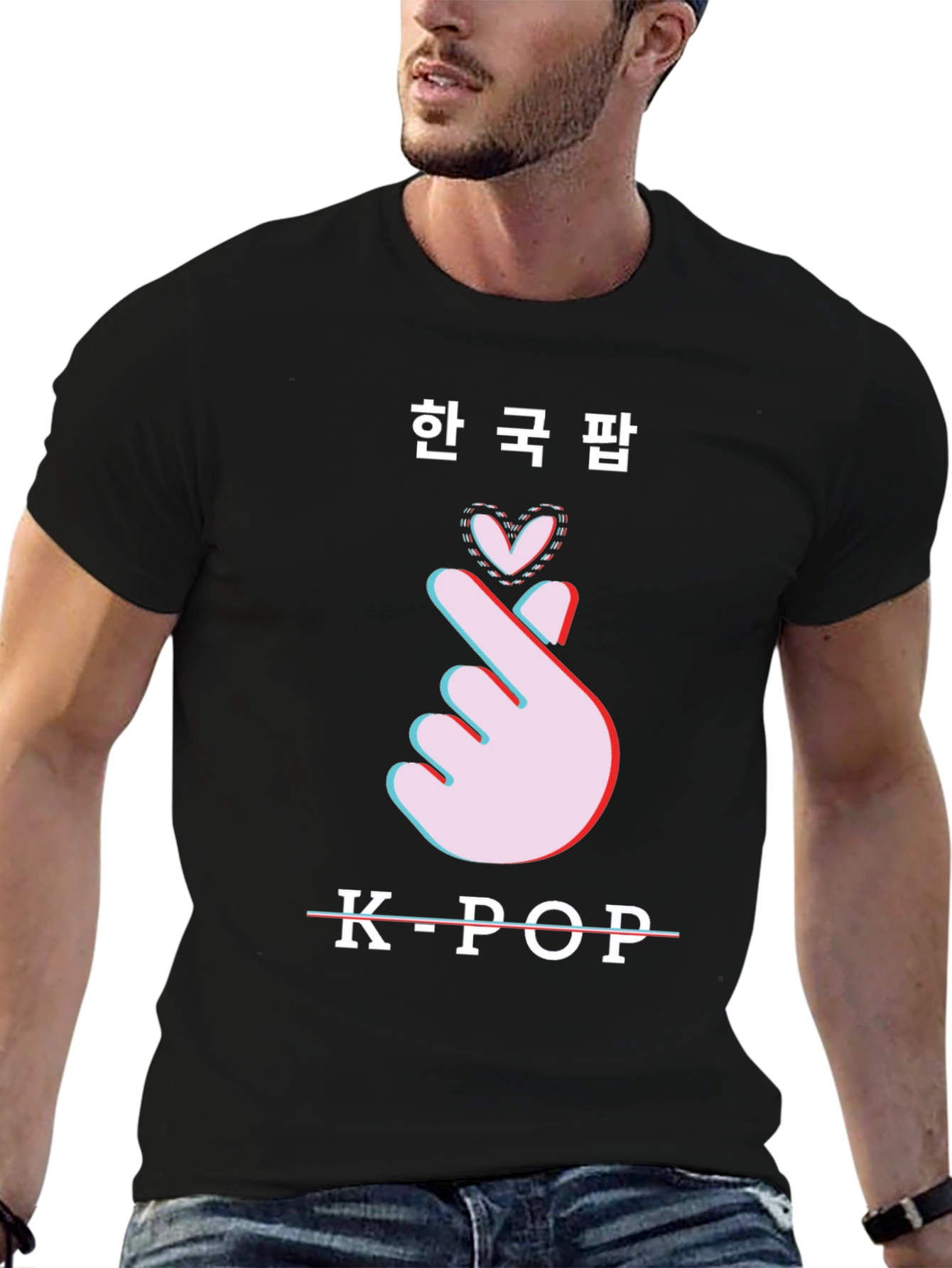 K-Pop Heart Sign Graphic Tee