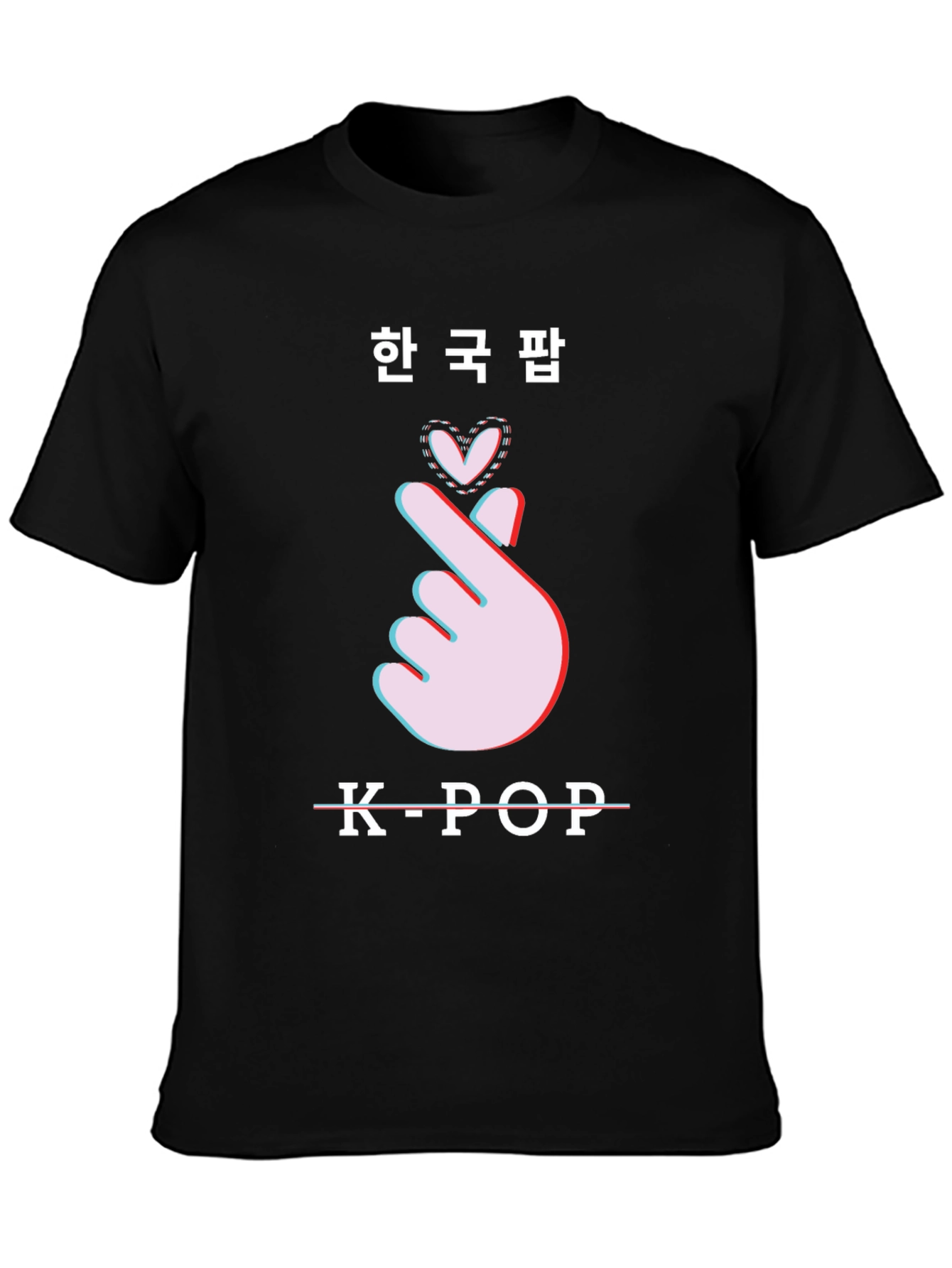 K-Pop Heart Sign Graphic Tee