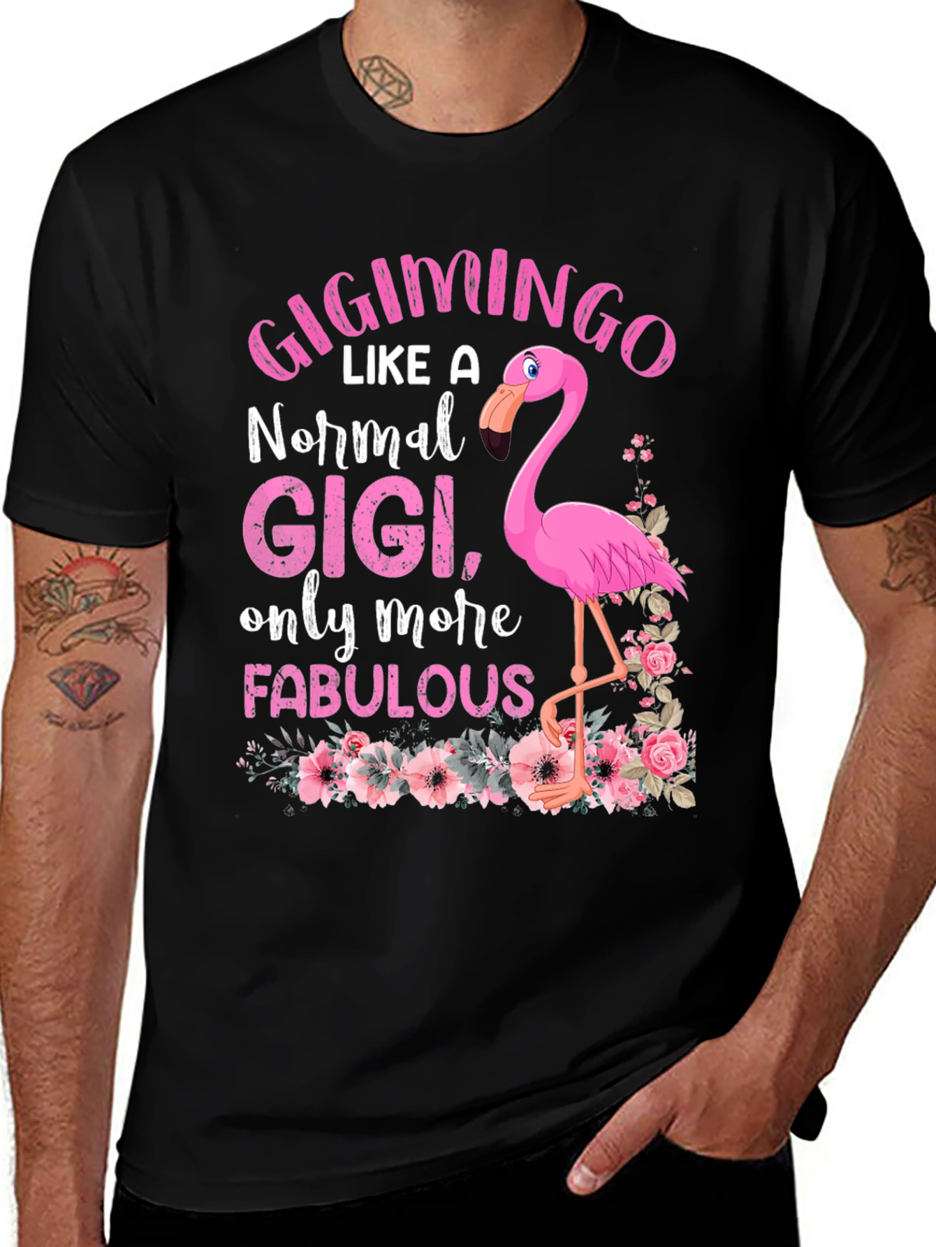 GigiMingo T-Shirt: Fabulous Flamingo Gigi