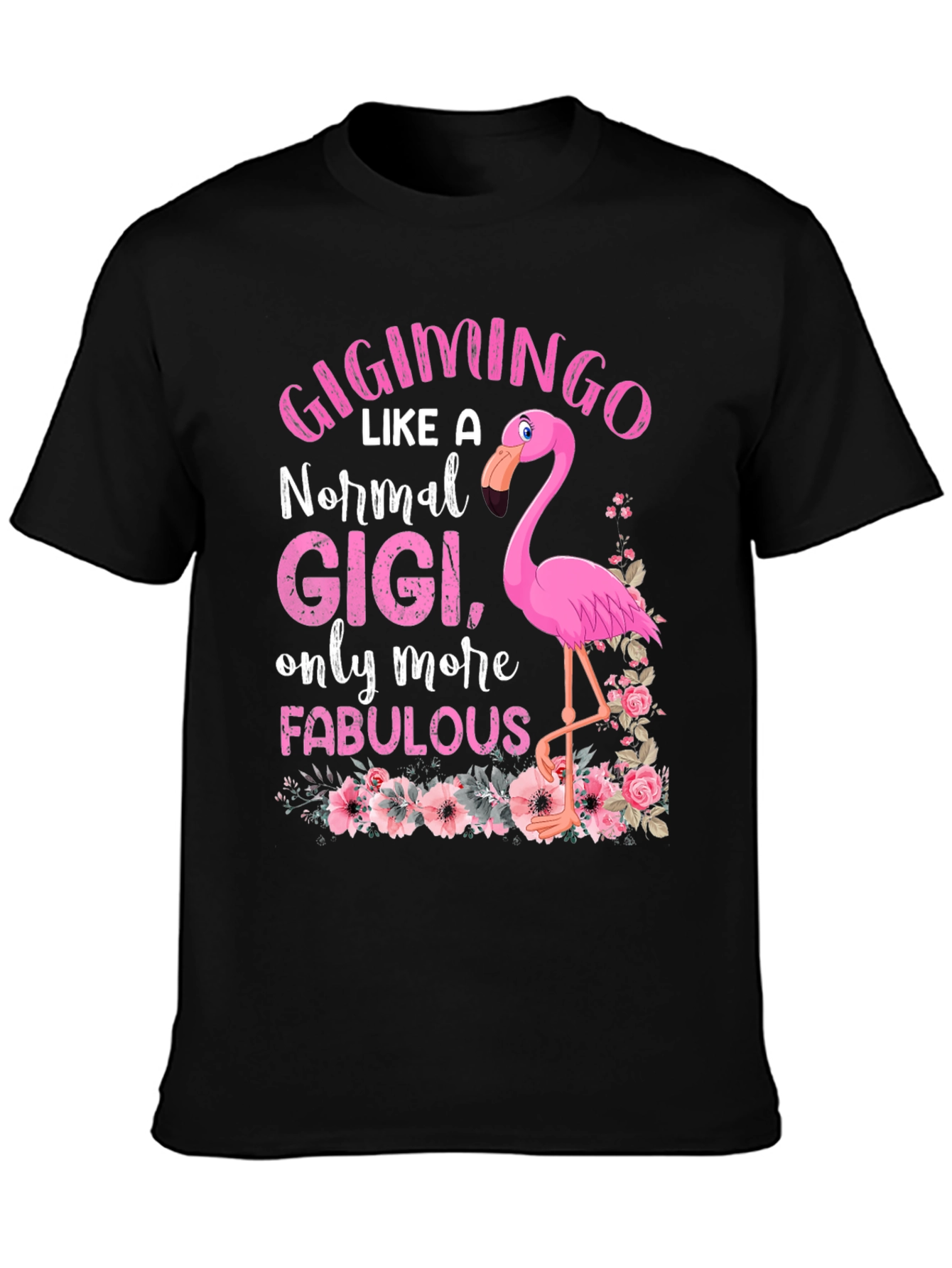GigiMingo T-Shirt: Fabulous Flamingo Gigi
