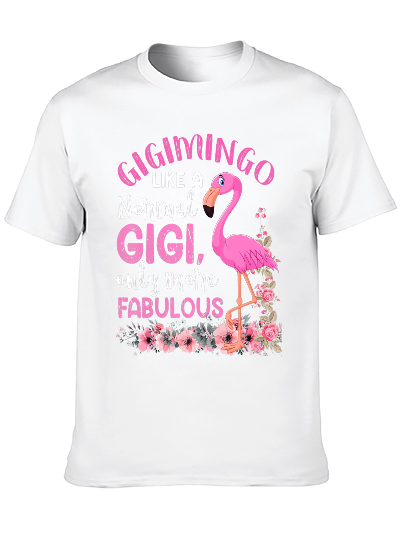 GigiMingo T-Shirt: Fabulous Flamingo Gigi