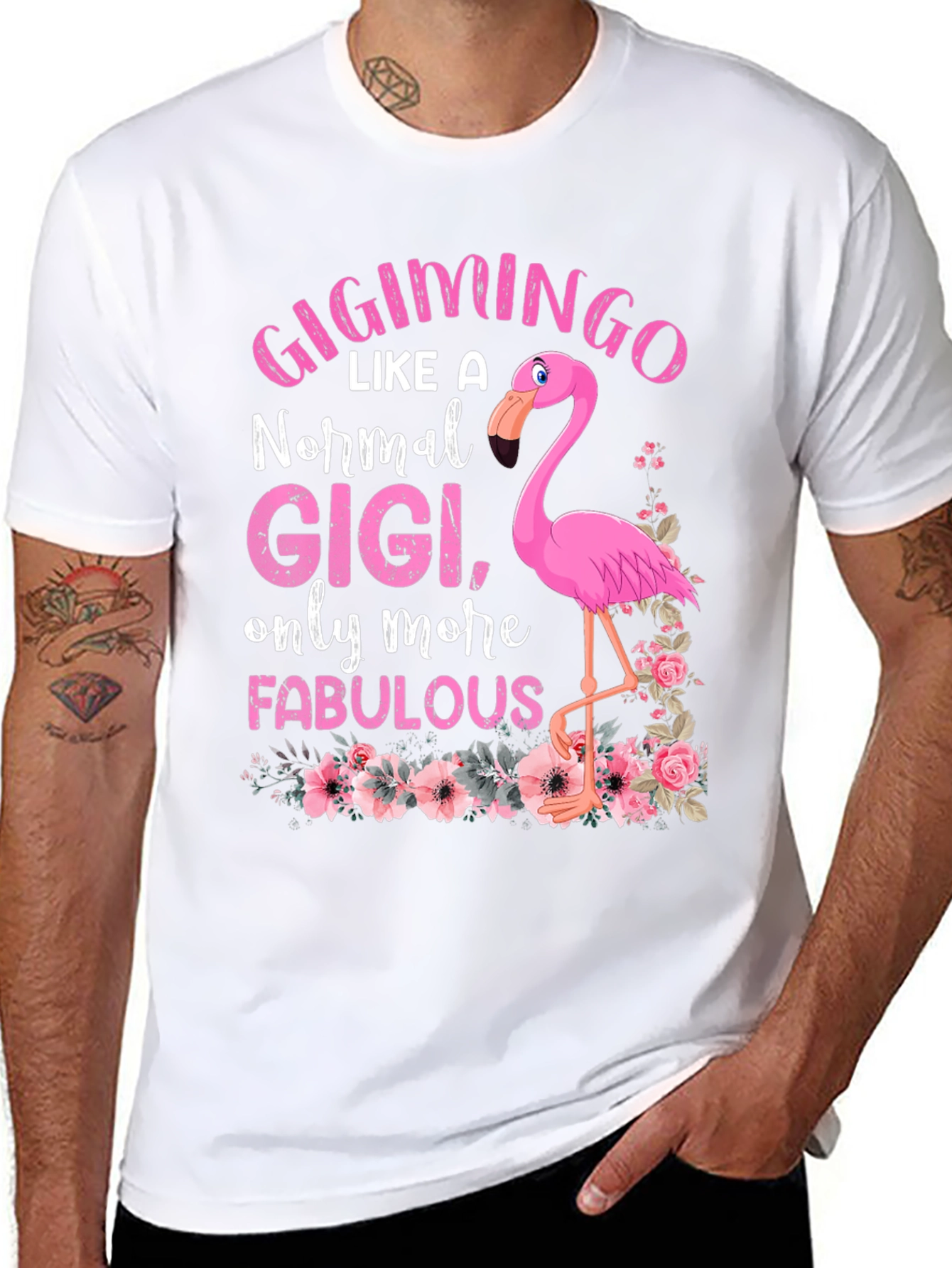 GigiMingo T-Shirt: Fabulous Flamingo Gigi