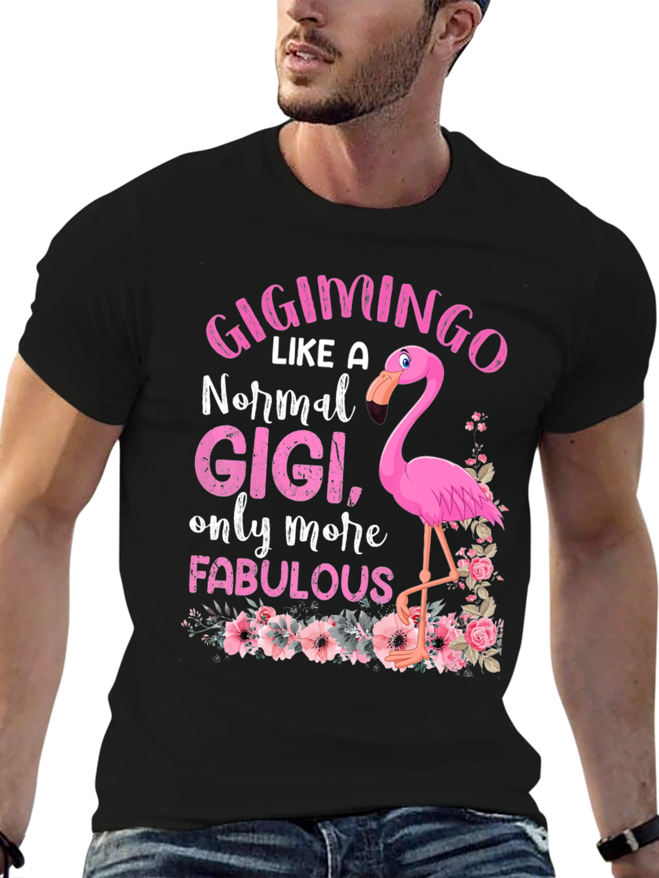 GigiMingo T-Shirt: Fabulous Flamingo Gigi