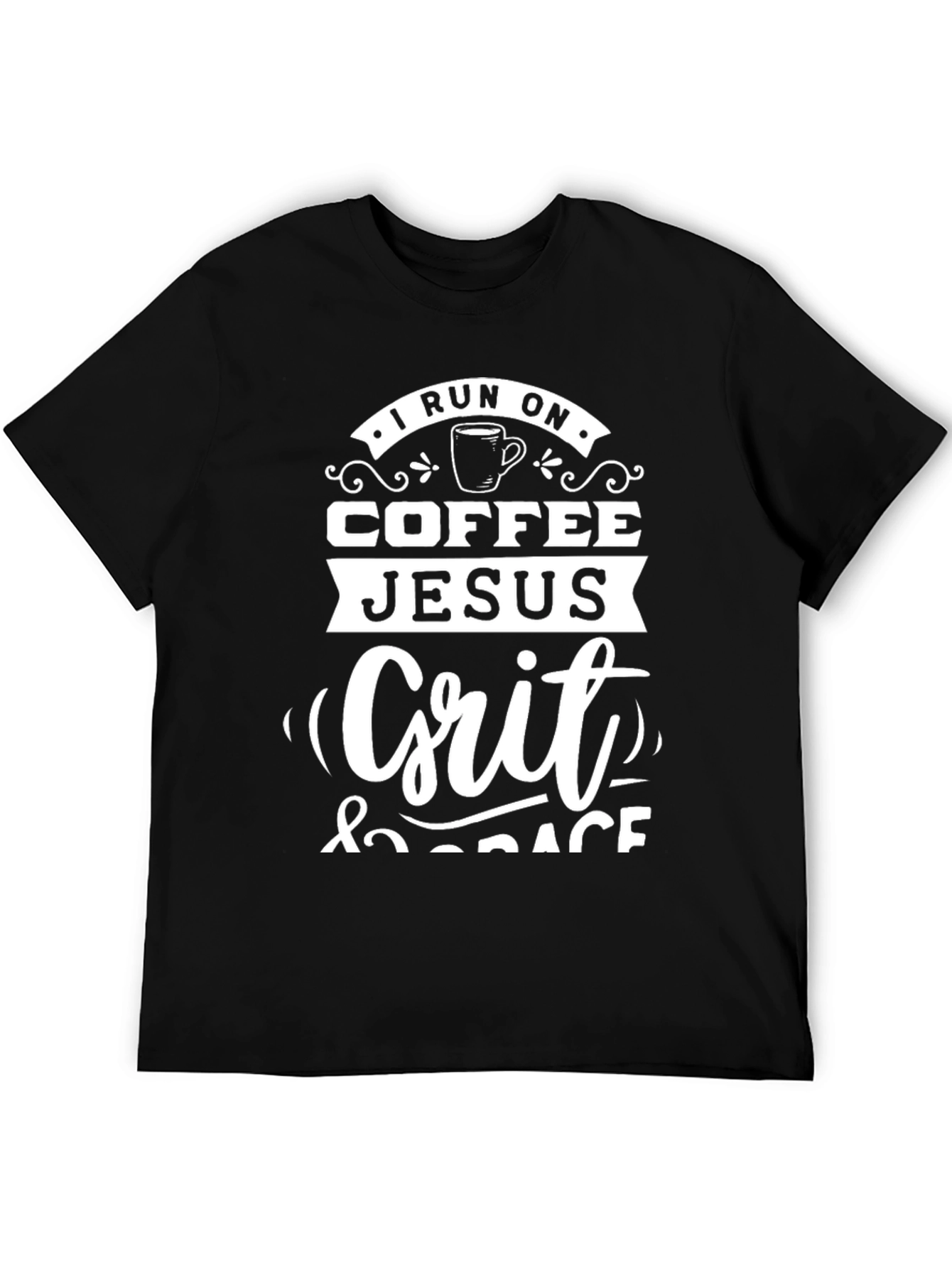 Coffee Jesus Grit & Grace Black T-Shirt