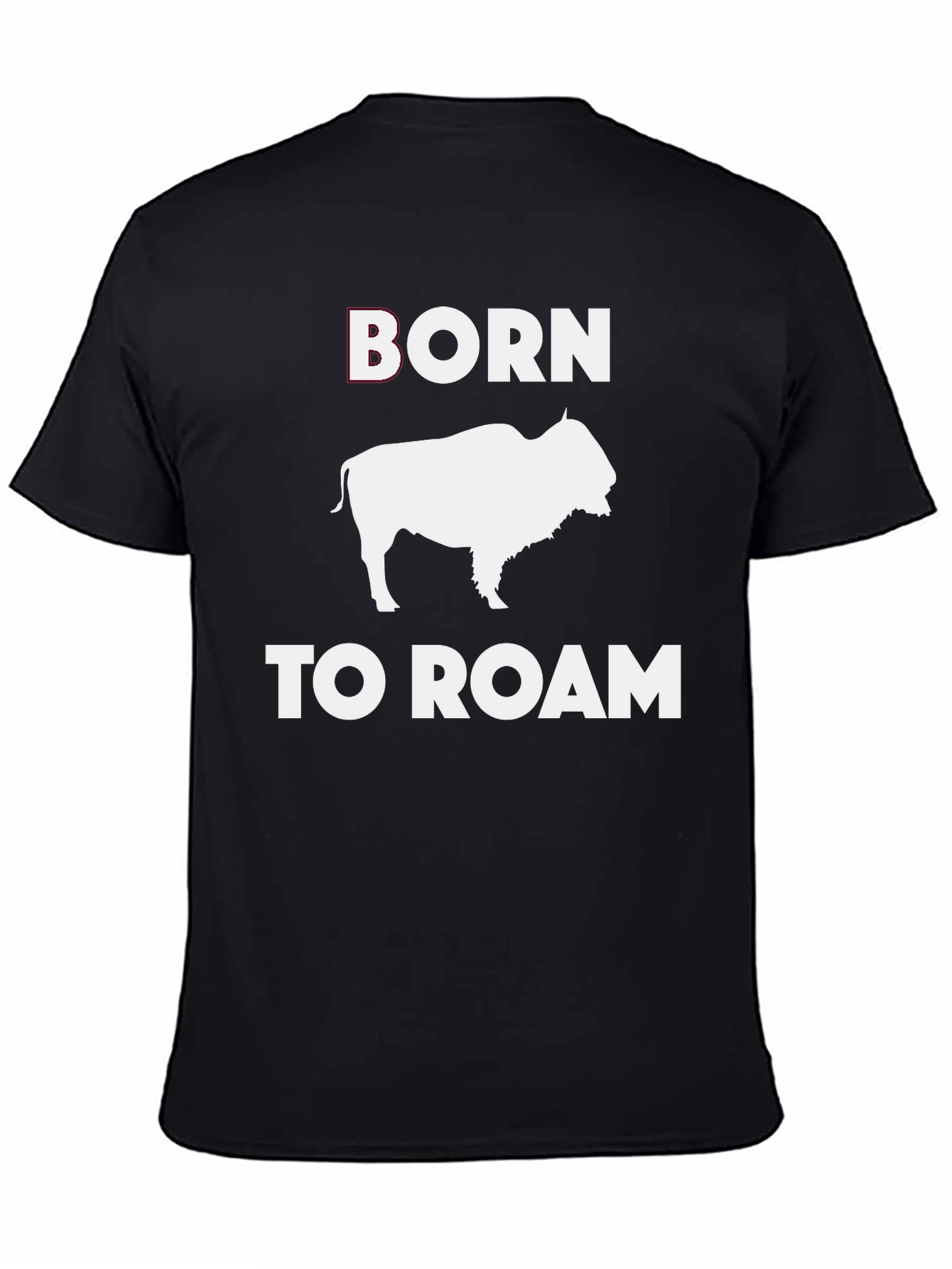 Born to Roam Bison Graphic Tee