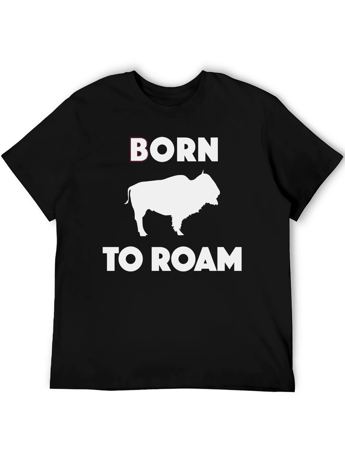 Born to Roam Bison Graphic Tee