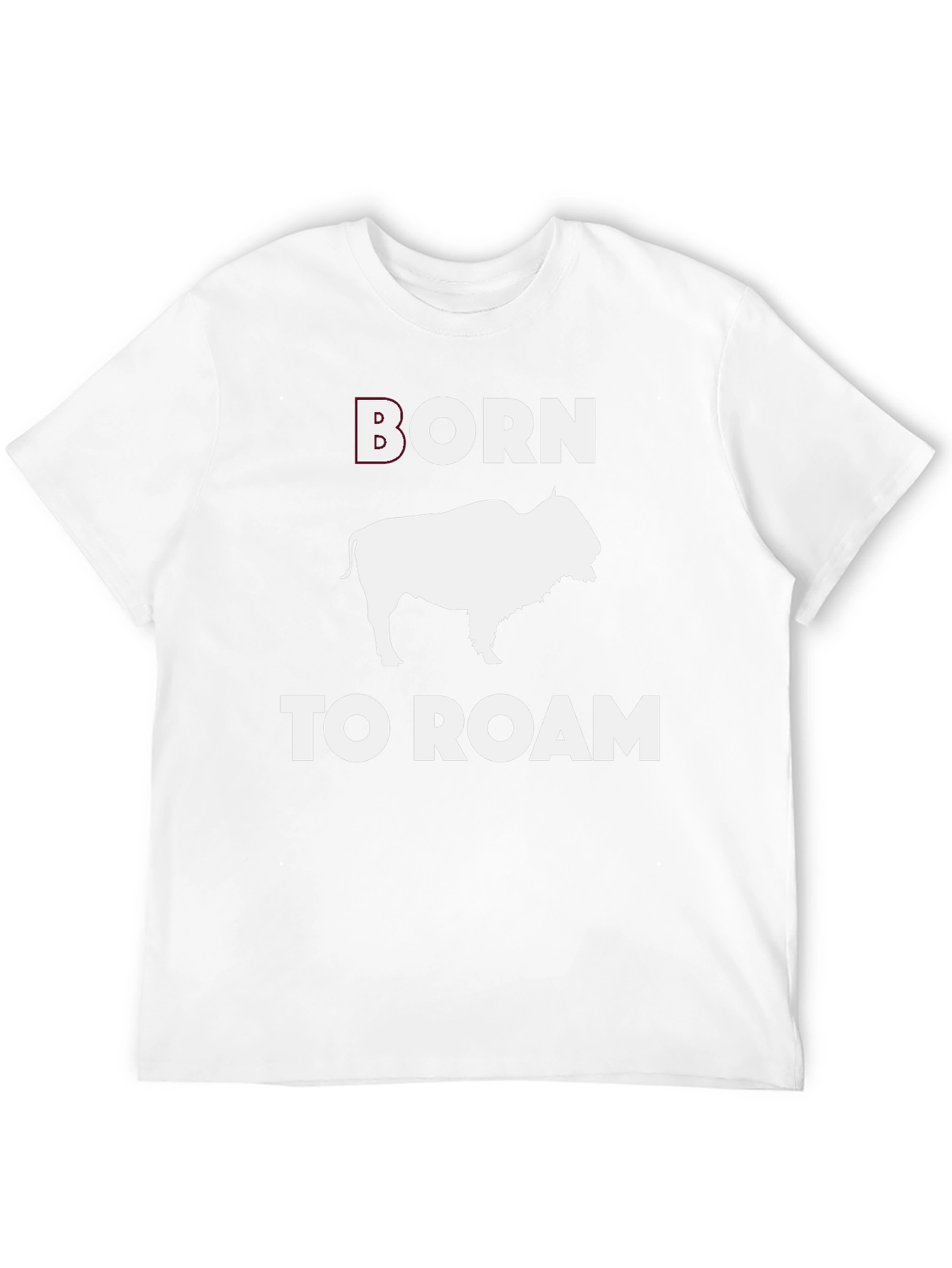 Born to Roam Bison Graphic Tee