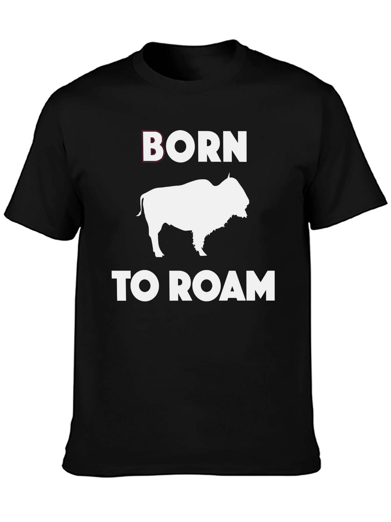 Born to Roam Bison Graphic Tee