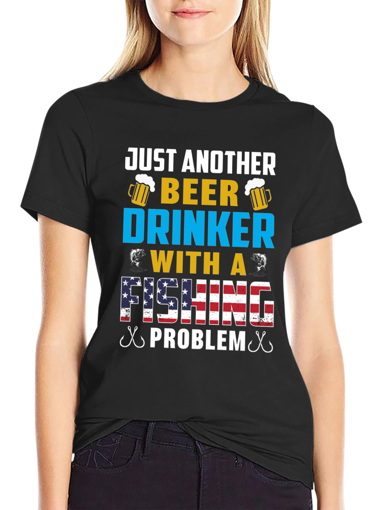 Just Another Beer Drinker Fishing Problem Tee