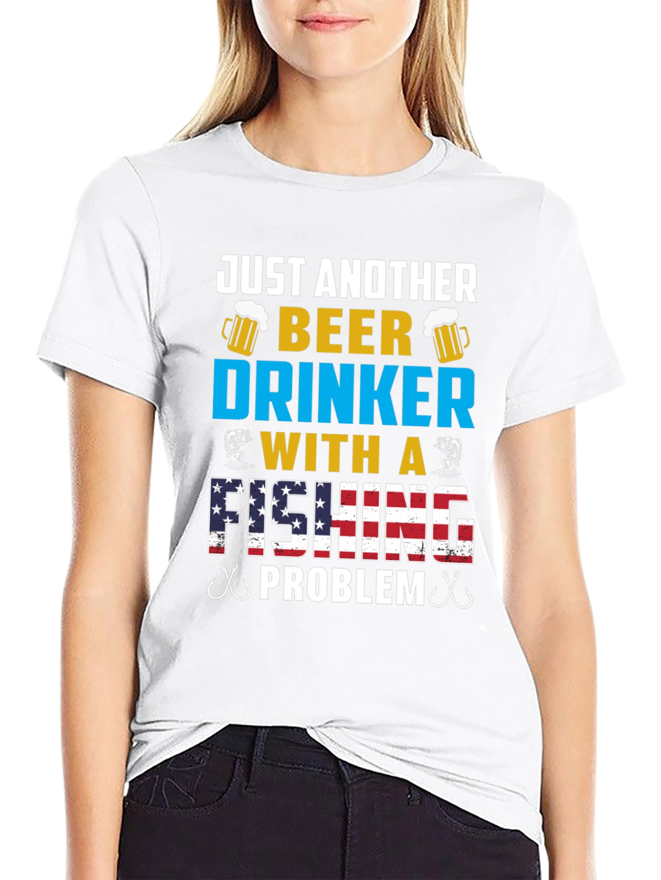 Just Another Beer Drinker Fishing Problem Tee