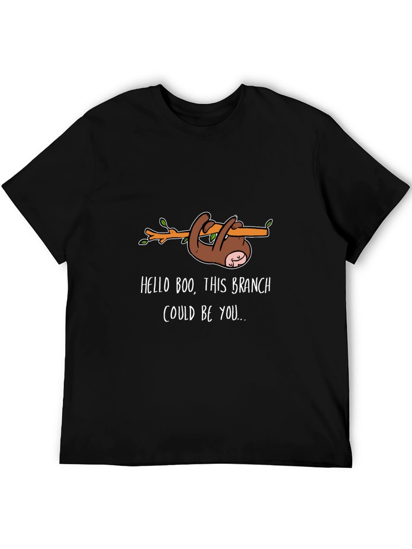 Hello Boo Sloth Graphic Tee