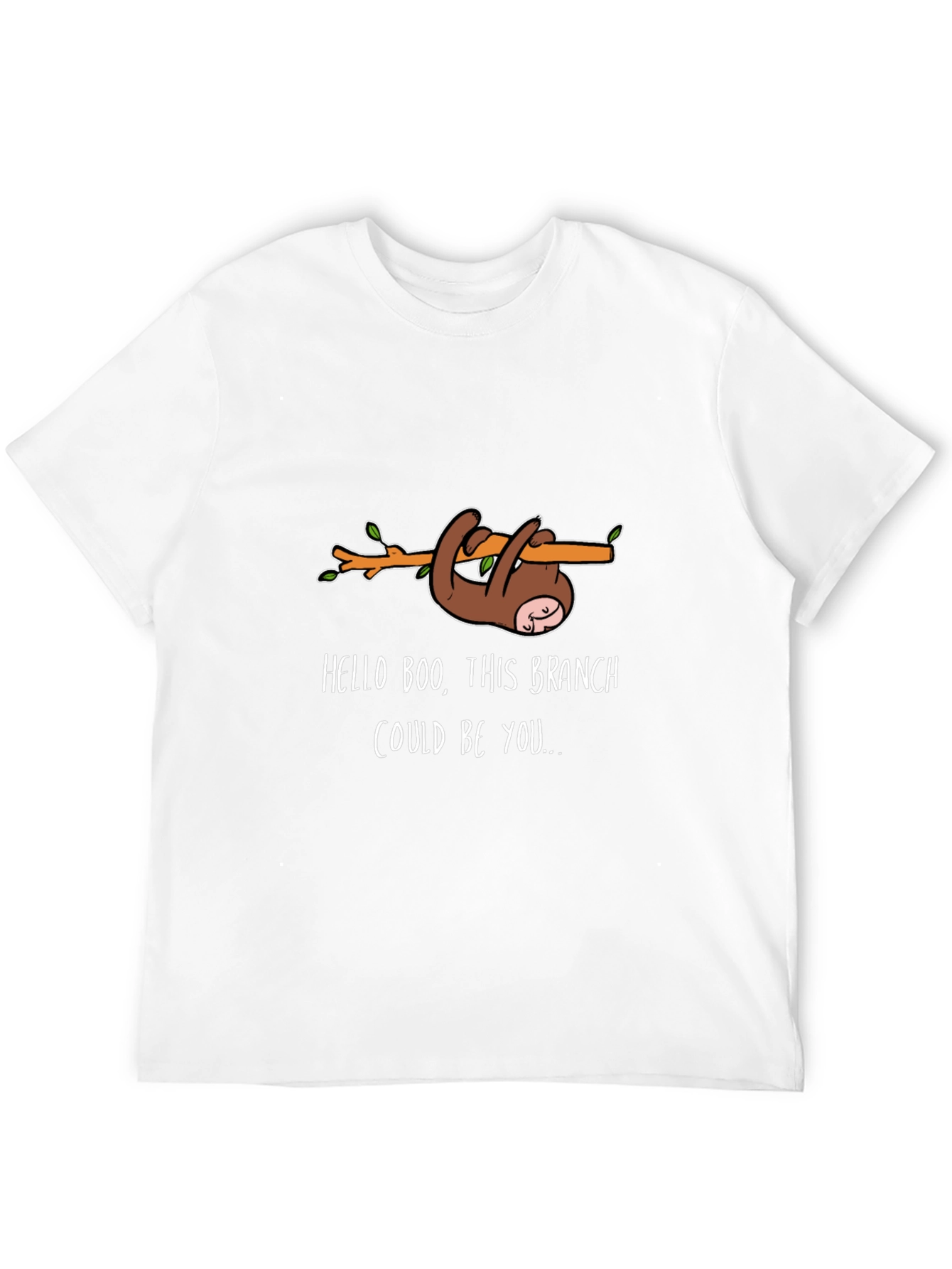 Hello Boo Sloth Graphic Tee