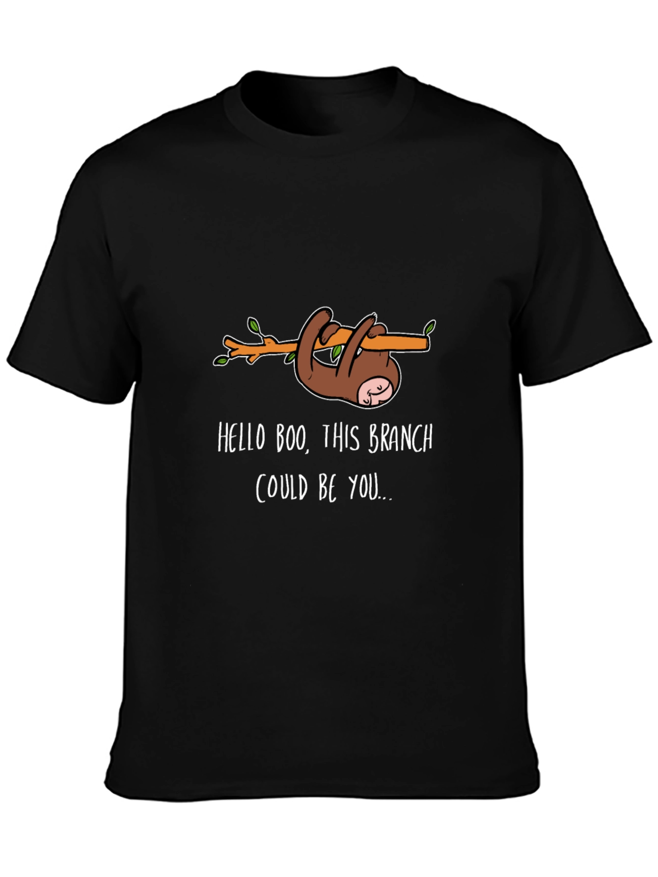 Hello Boo Sloth Graphic Tee