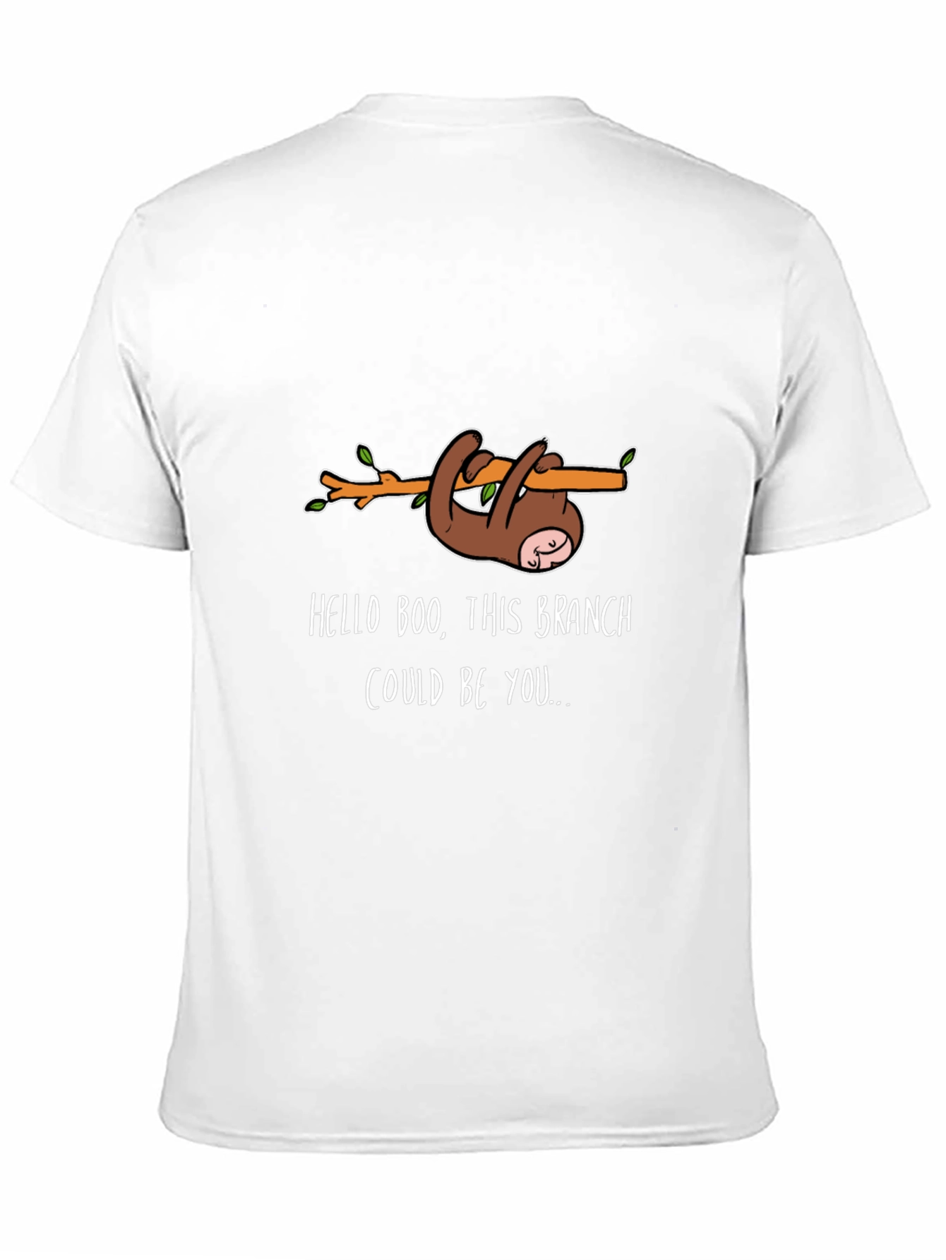 Hello Boo Sloth Graphic Tee