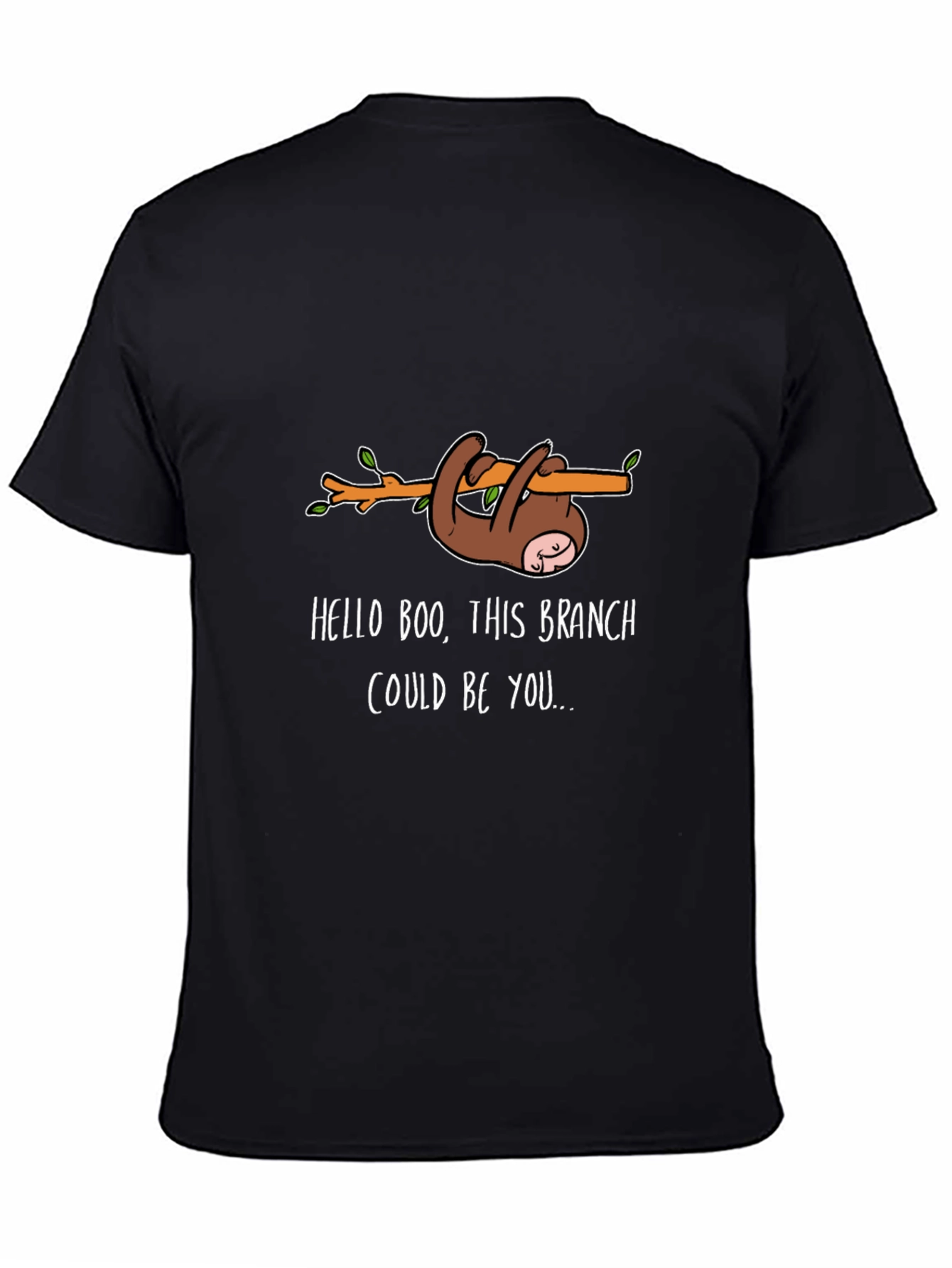 Hello Boo Sloth Graphic Tee