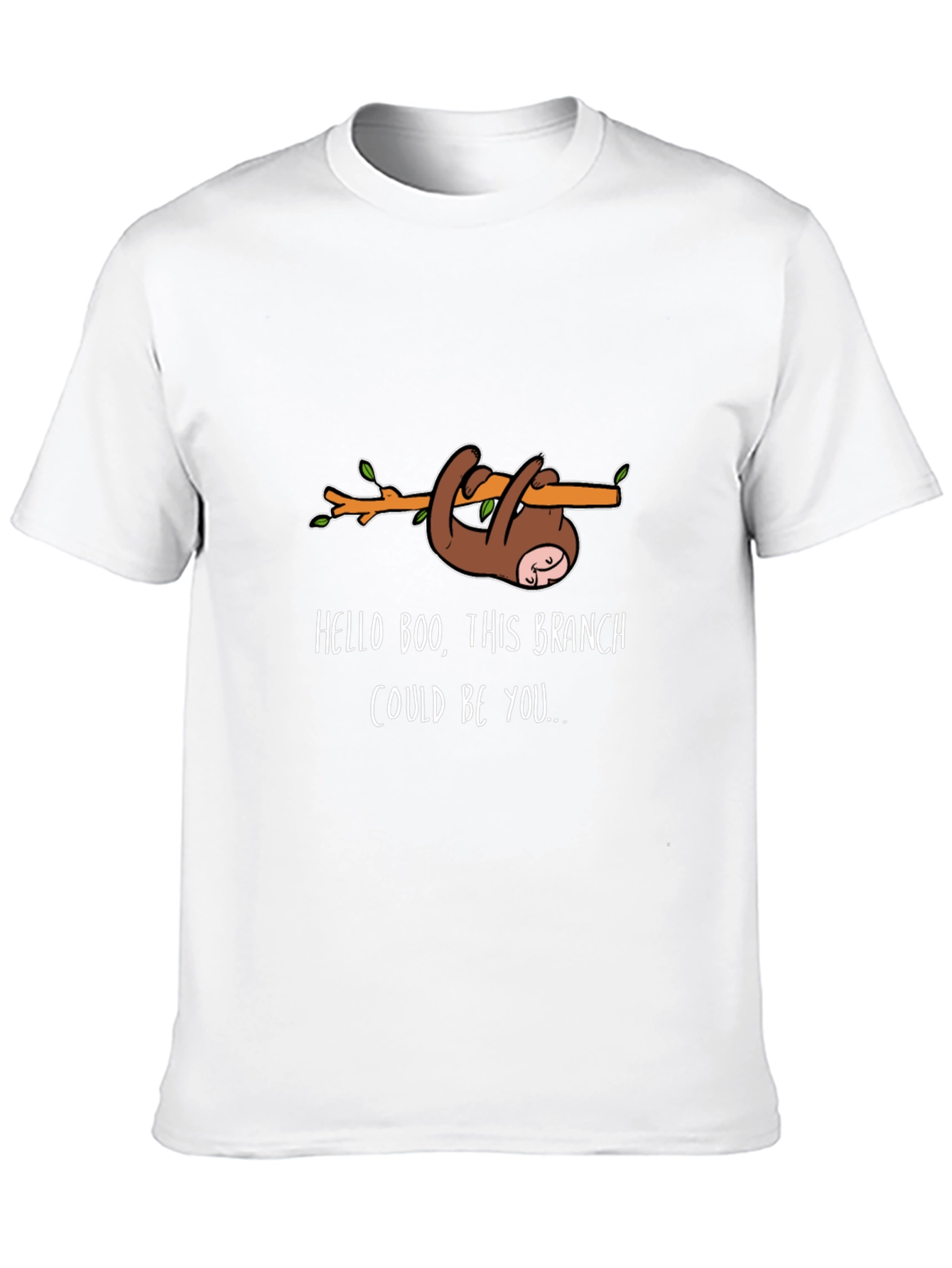 Hello Boo Sloth Graphic Tee
