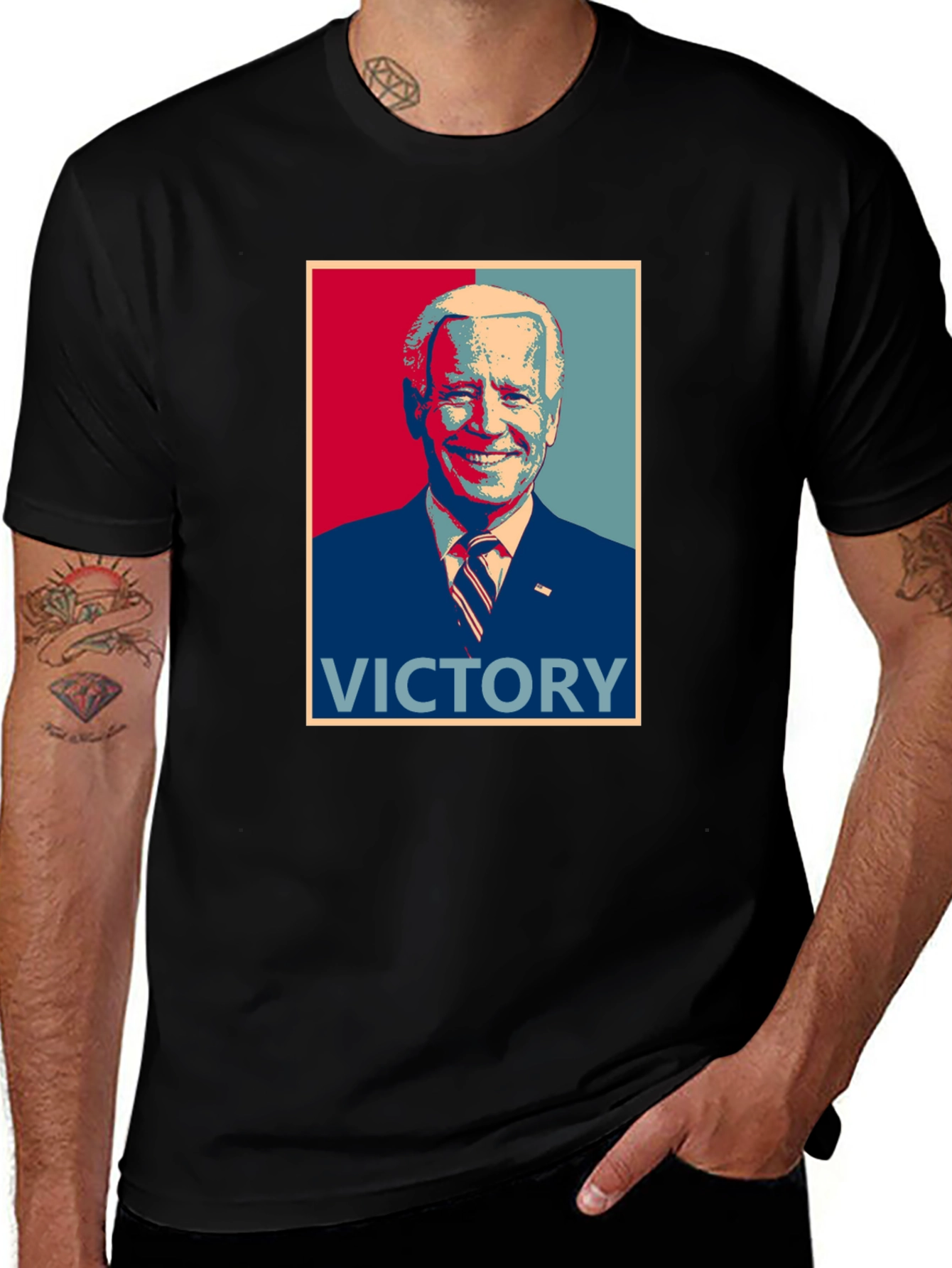 Victory Graphic Tee - Patriotic Political T-Shirt