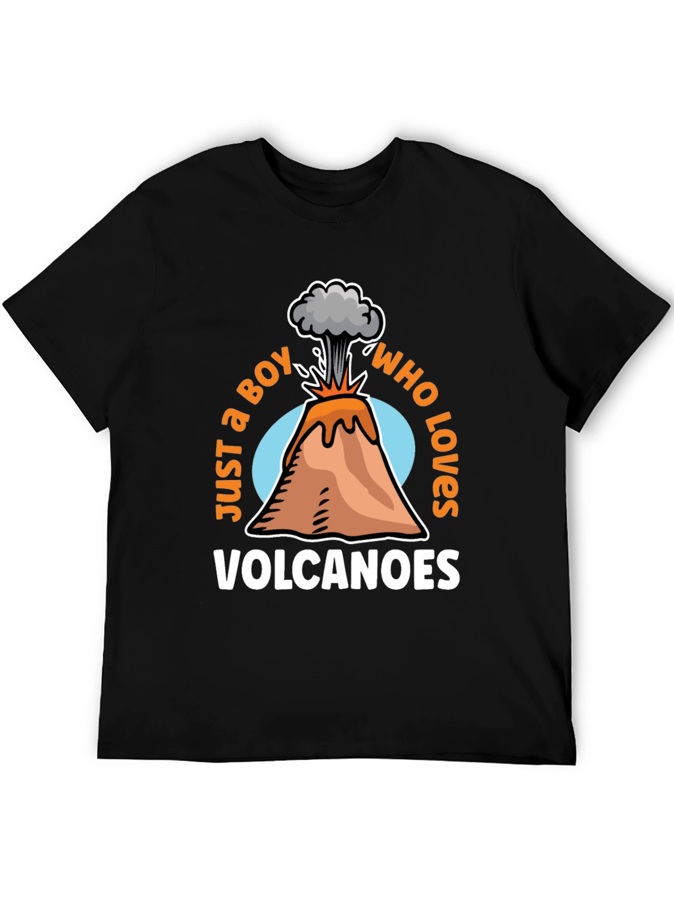 Boy Who Loves Volcanoes Graphic Tee