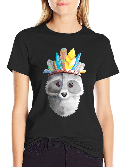 Raccoon Headdress Graphic Tee - Unisex