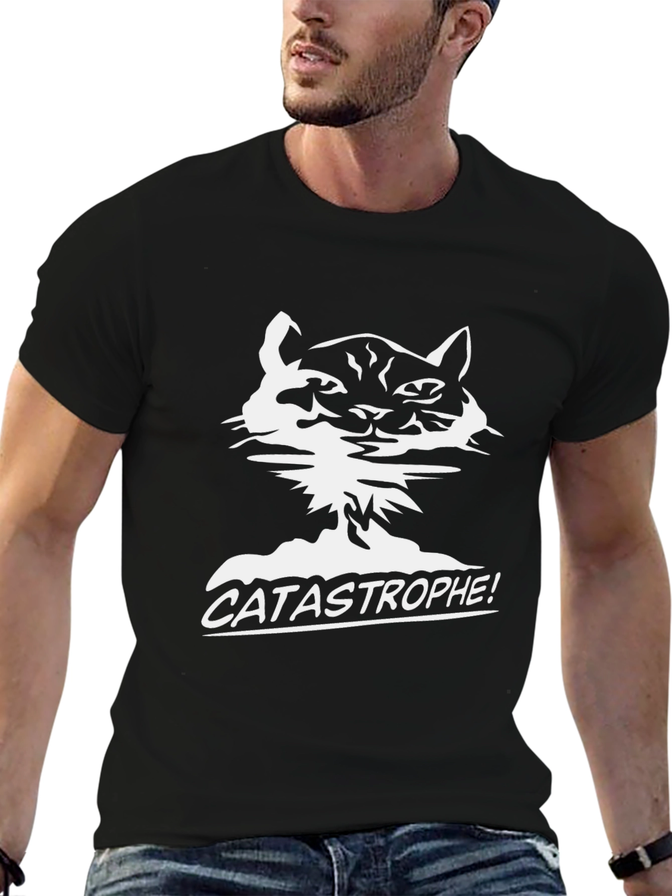 Catastrophe! Graphic Tee - Funny Cat Lover Shirt