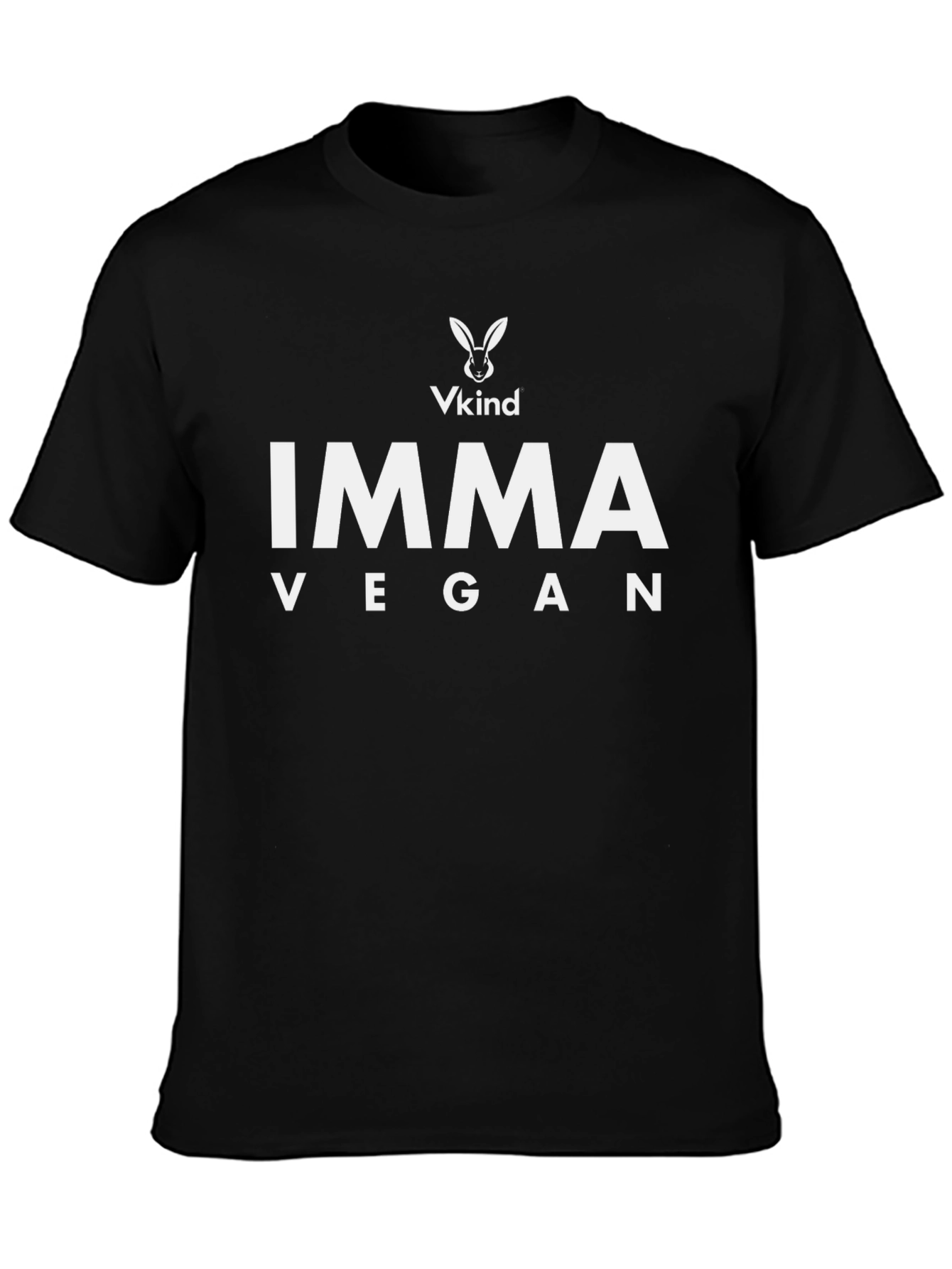 Imma Vegan T-Shirt - Black Cotton Tee