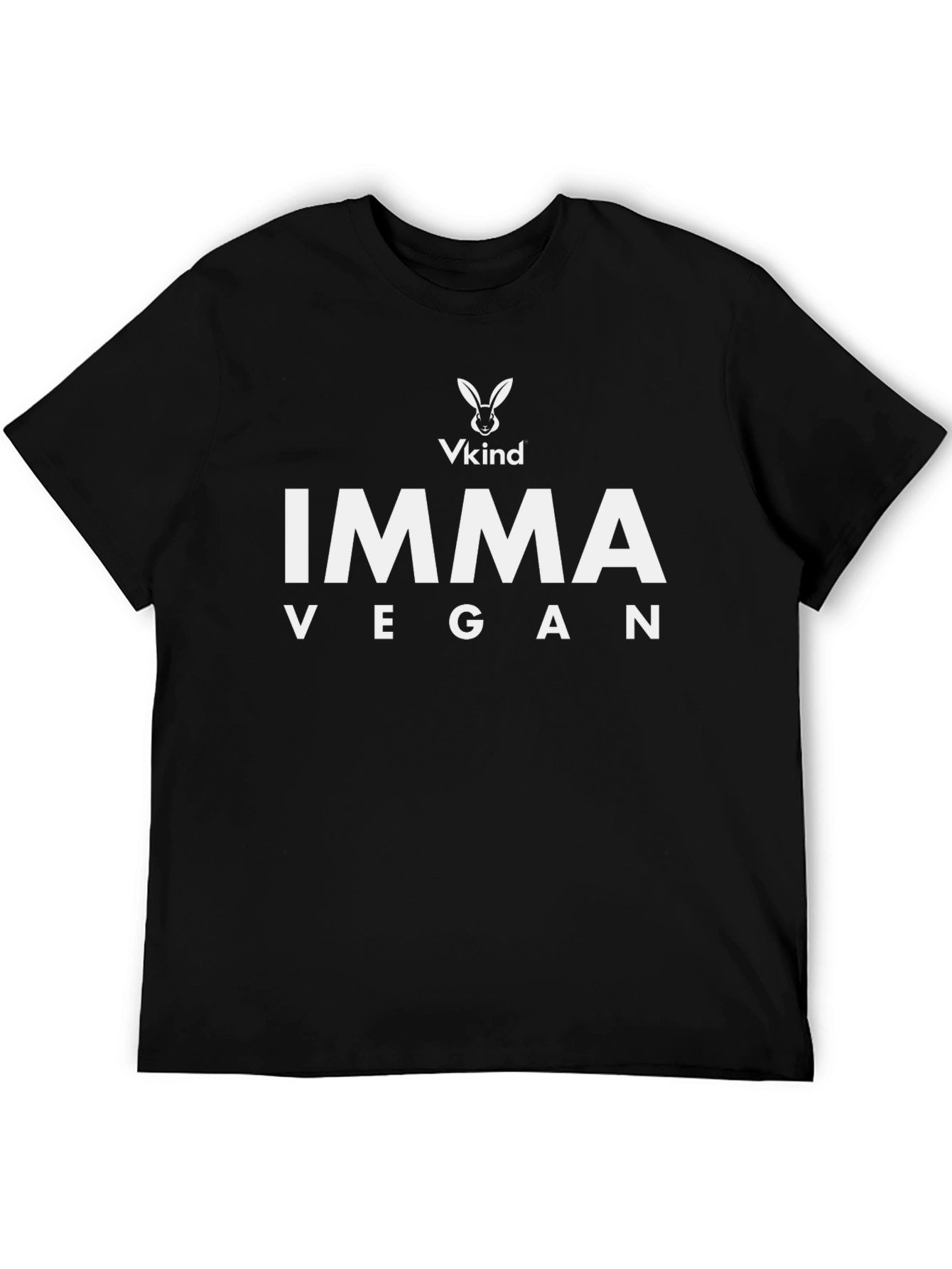 Imma Vegan T-Shirt - Black Cotton Tee