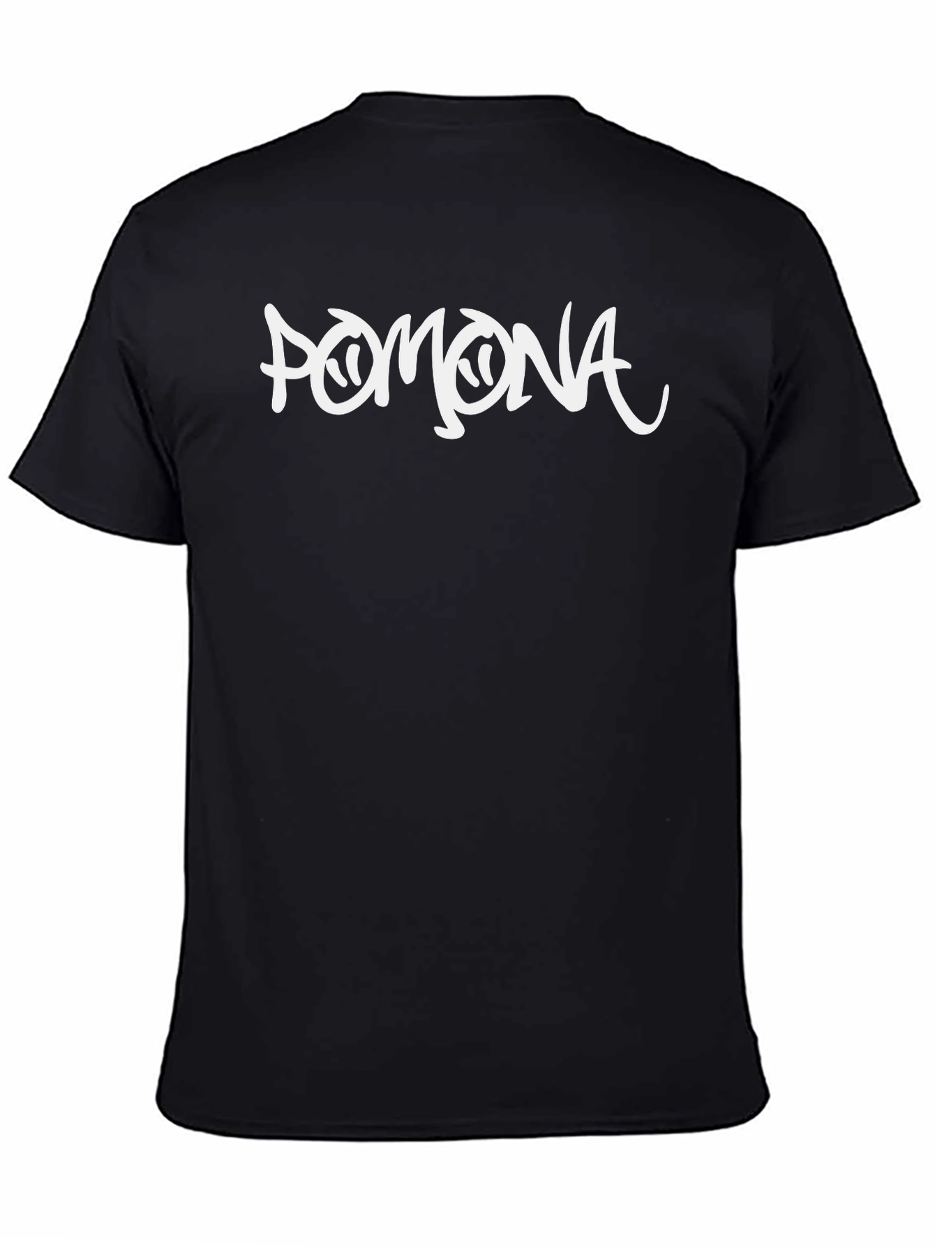 Pomona Graphic Tee - Stylish Black Cotton T-Shirt