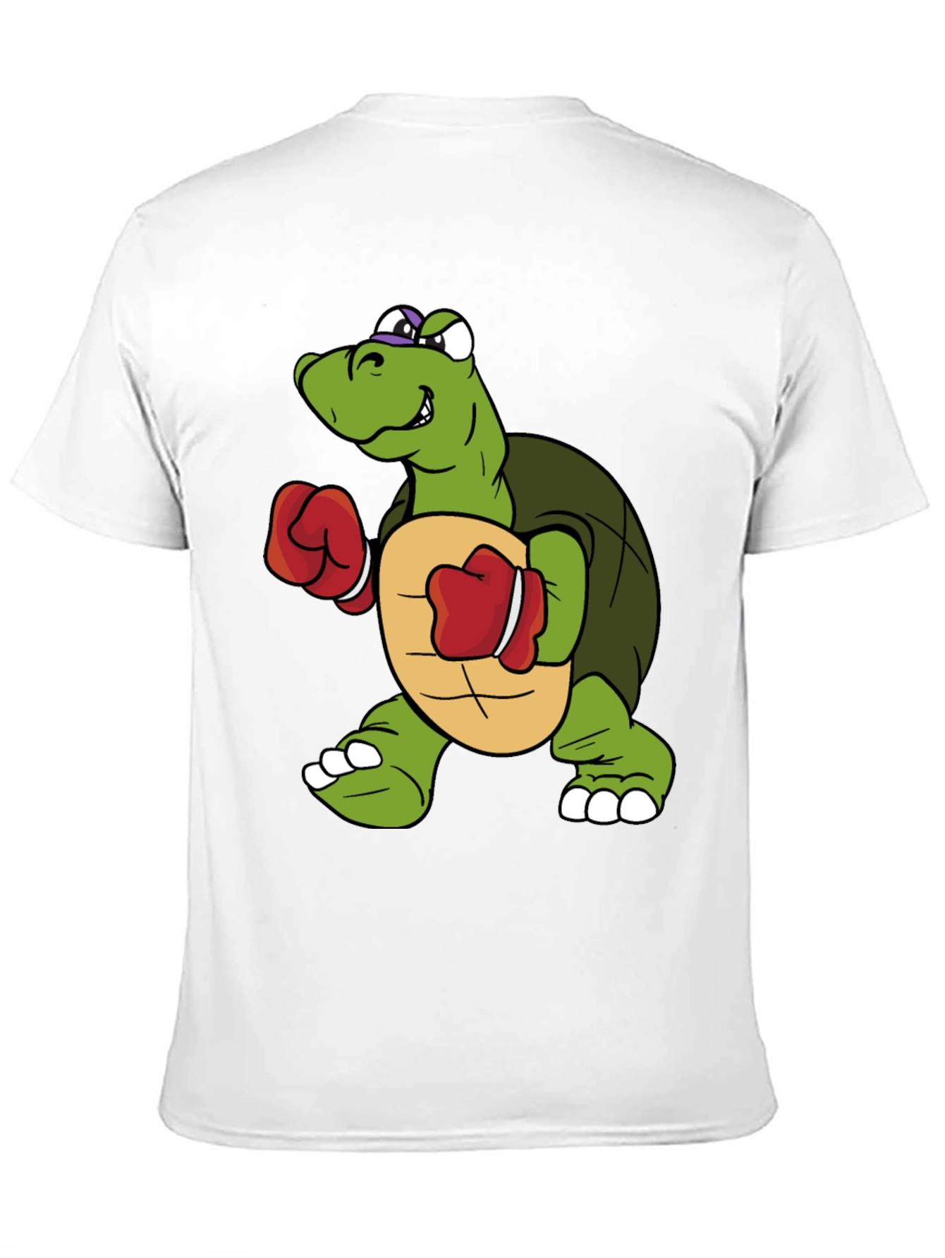 Turtle Boxer Graphic Tee - Novelty Cartoon Shirt