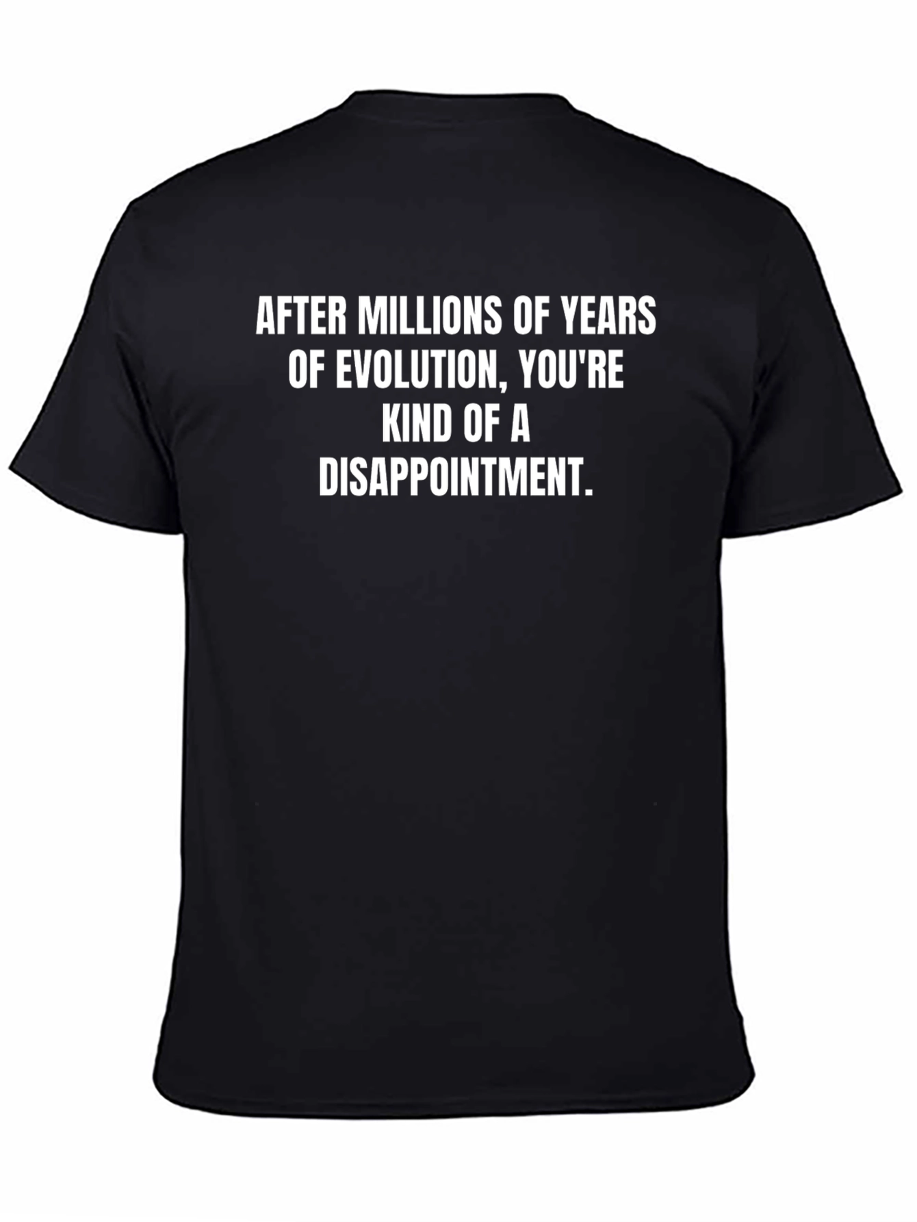 Funny Evolution Disappointment Graphic T-Shirt