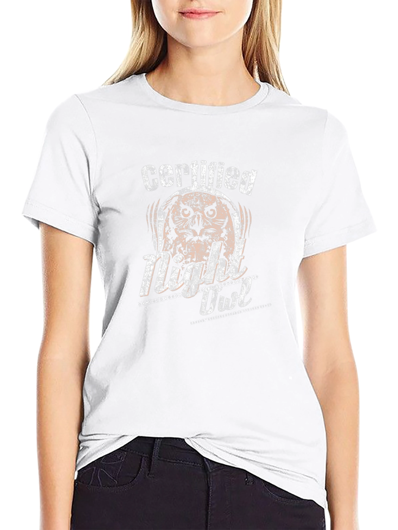 Certified Night Owl Graphic T-Shirt - Black