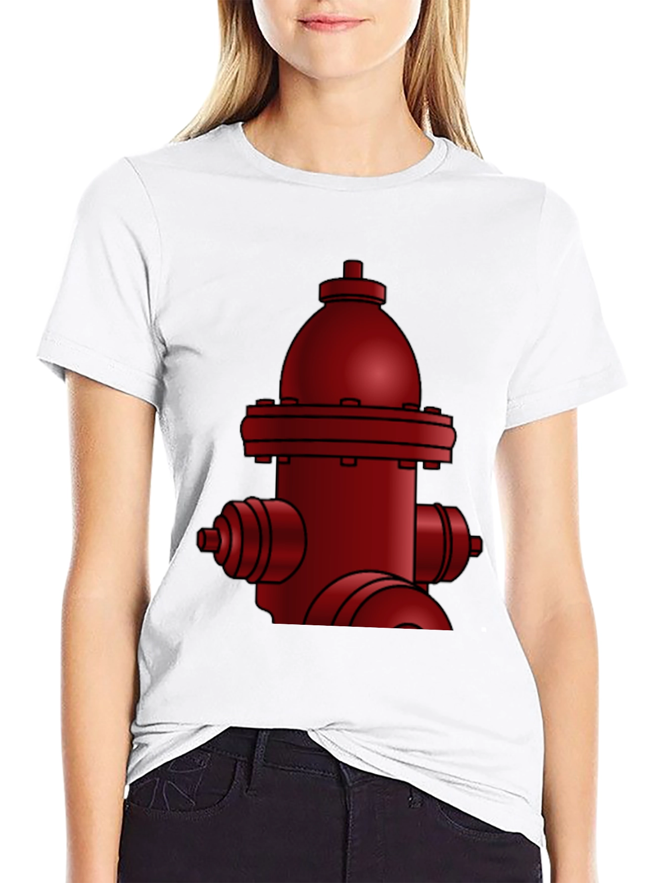 Red Fire Hydrant Graphic Tee