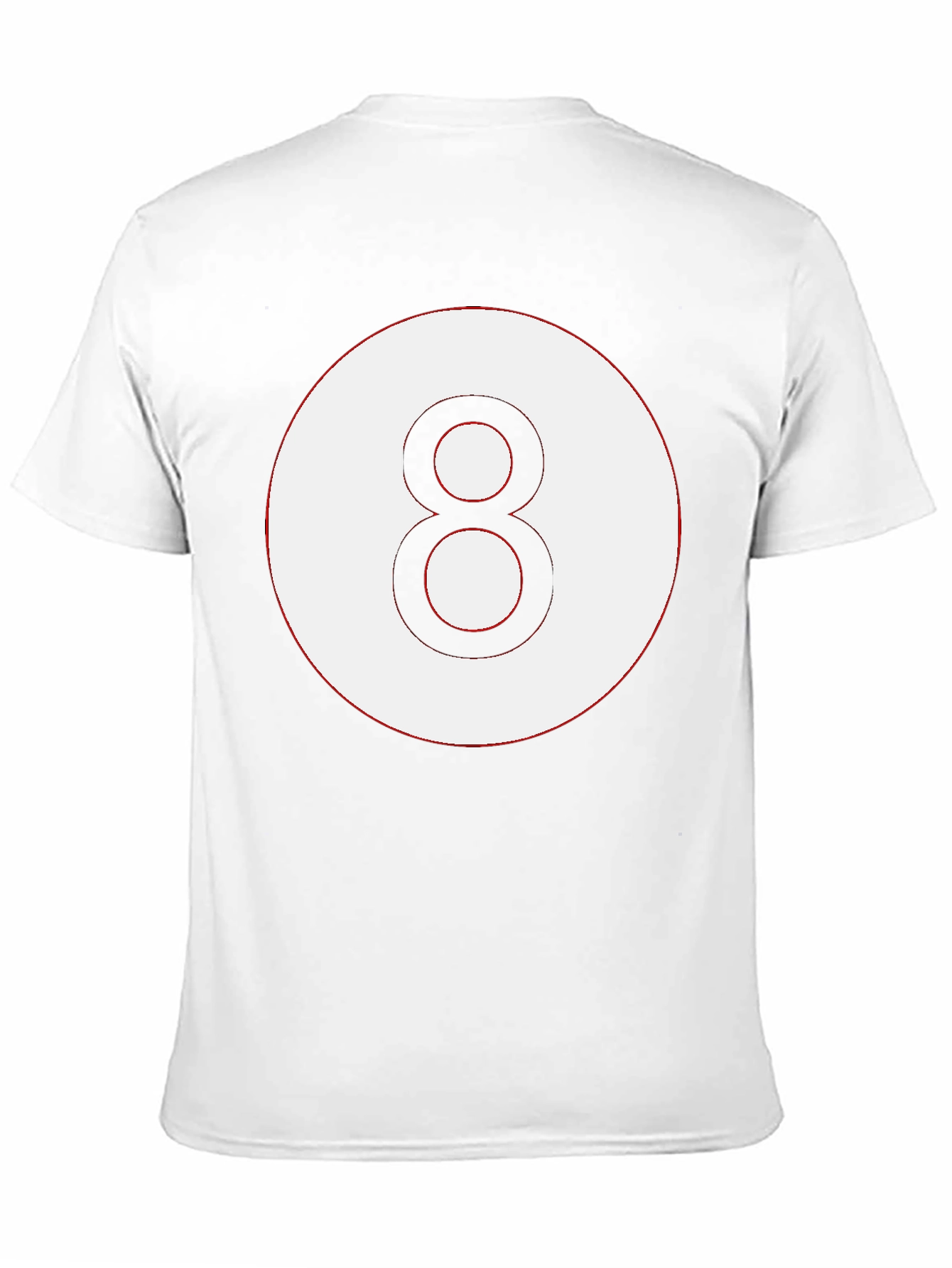 Mens Eight Ball Graphic Tee - Classic Billiards Style