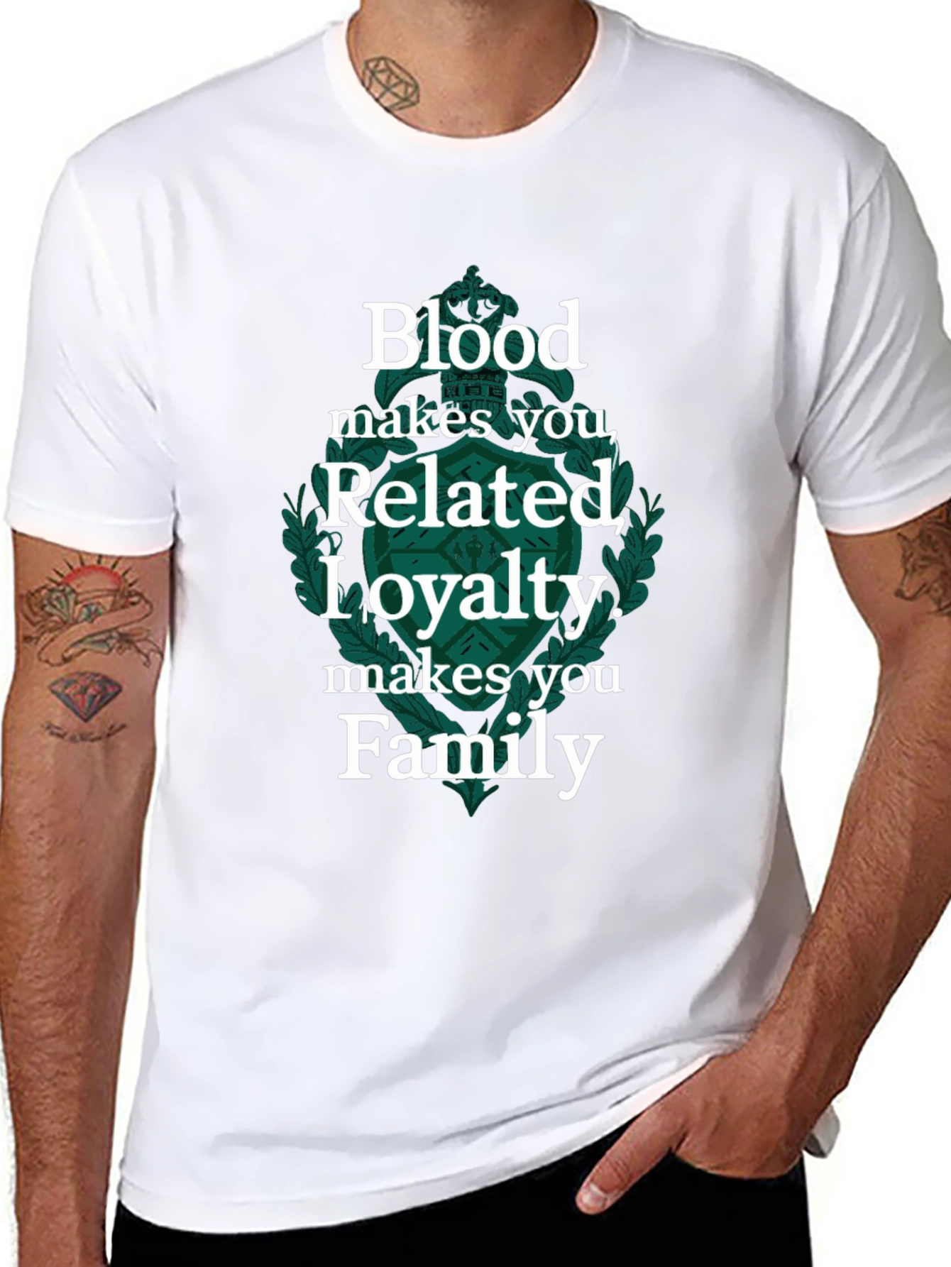 Blood Makes You Related Loyalty Makes Family Tee