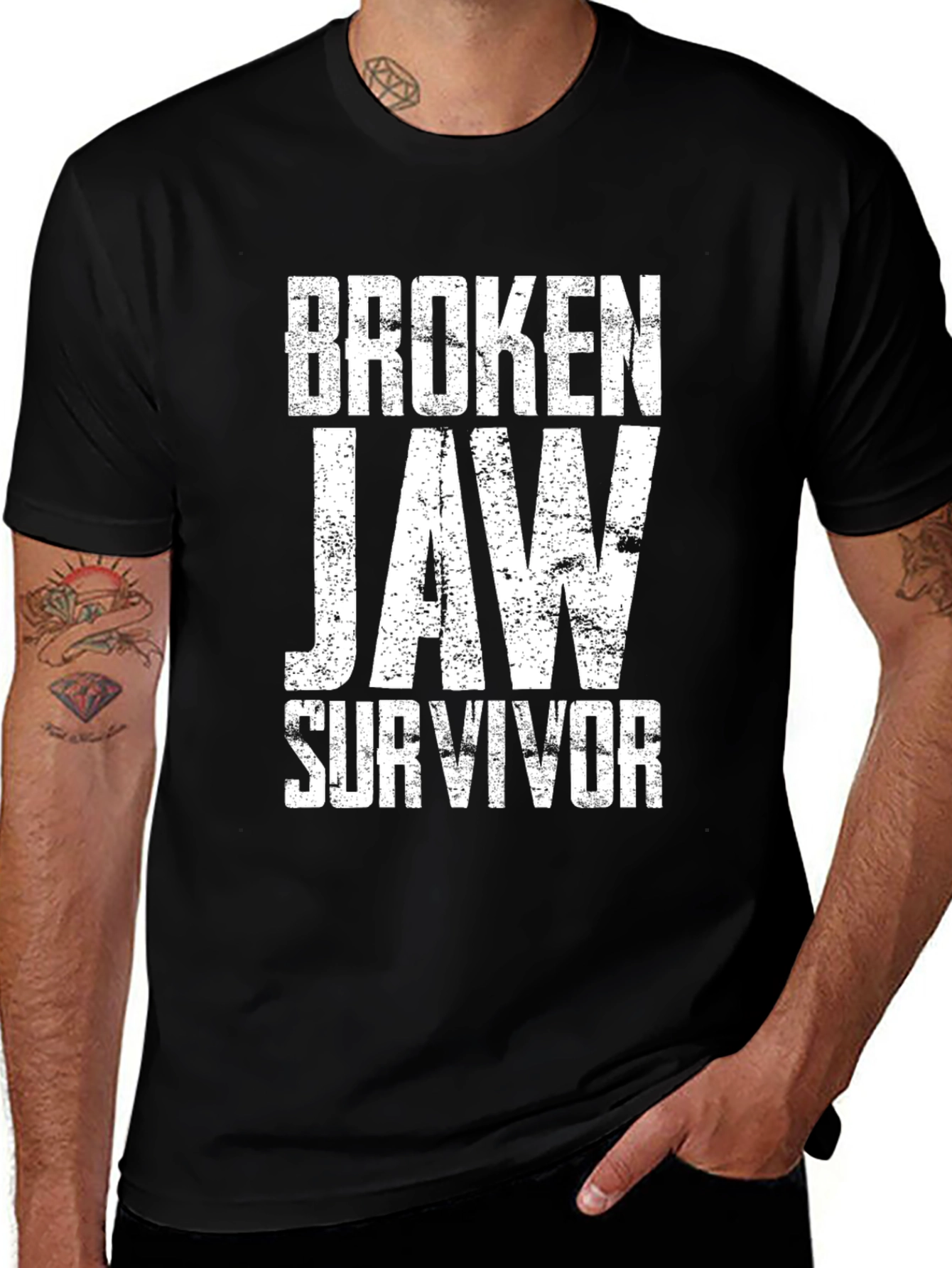 Broken Jaw Survivor Graphic T-Shirt