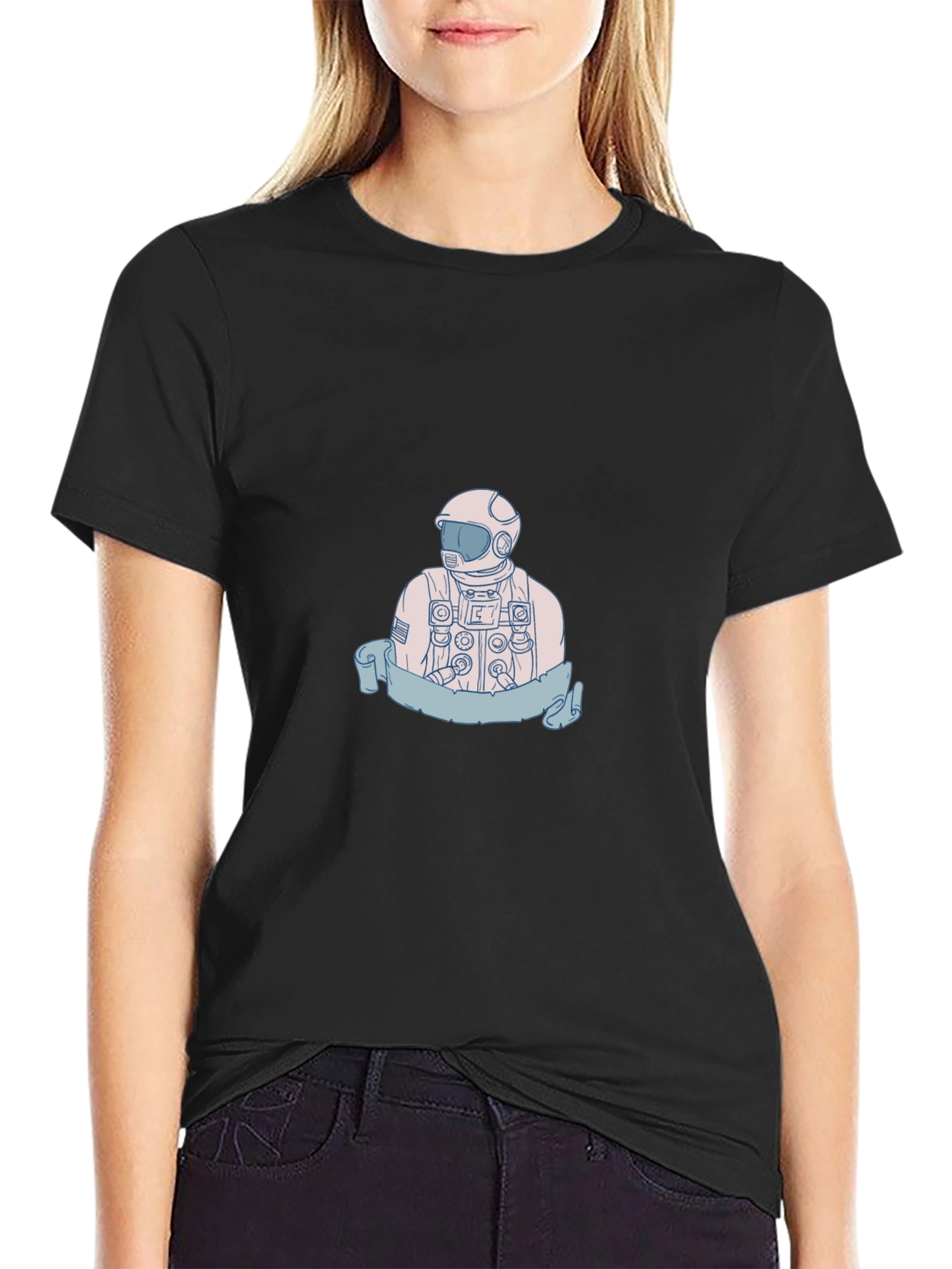 Astronaut Graphic T-Shirt - Premium Cotton Blend