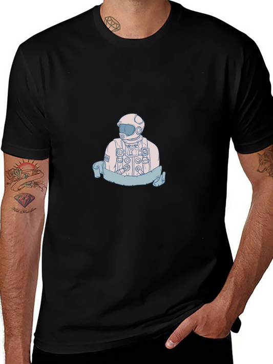 Astronaut Graphic T-Shirt - Premium Cotton Blend