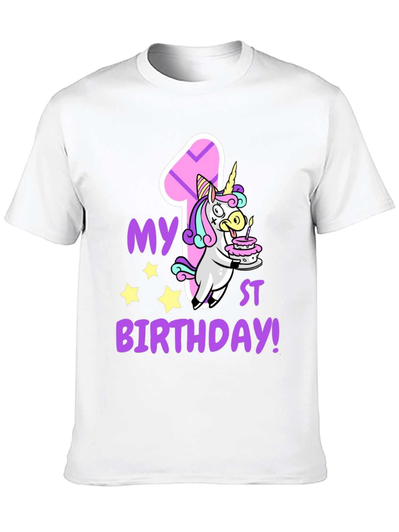 My First Birthday Unicorn T-Shirt