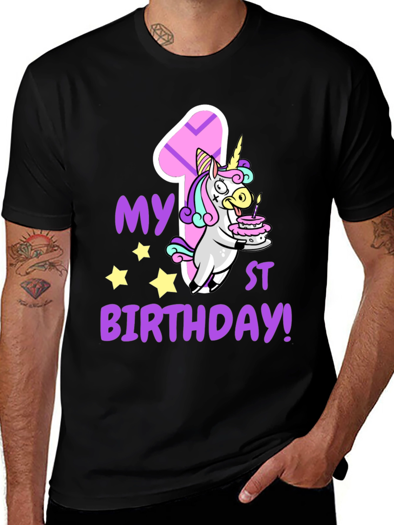 My First Birthday Unicorn T-Shirt