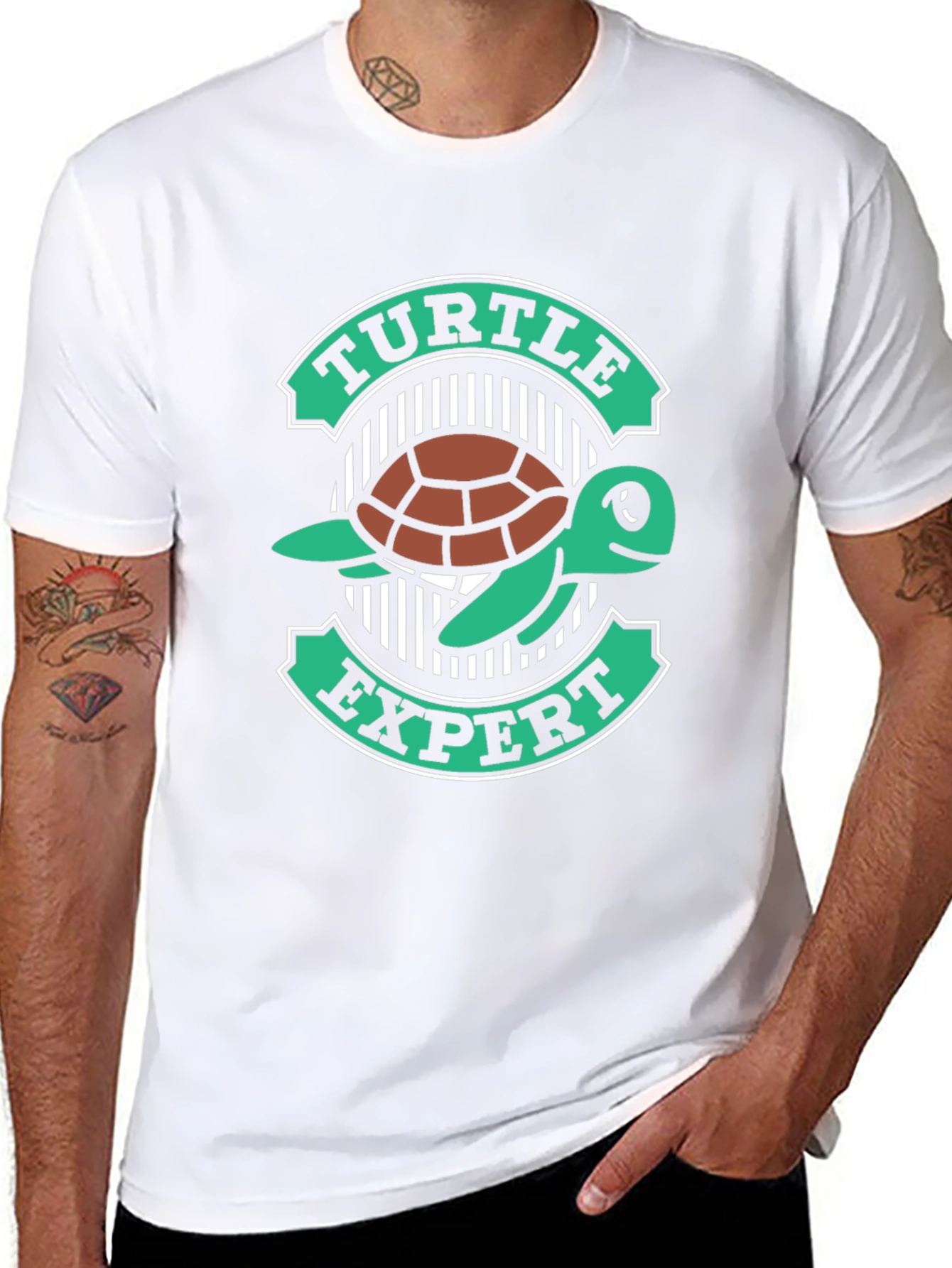Turtle Expert Graphic T-Shirt - Unisex Crew Neck