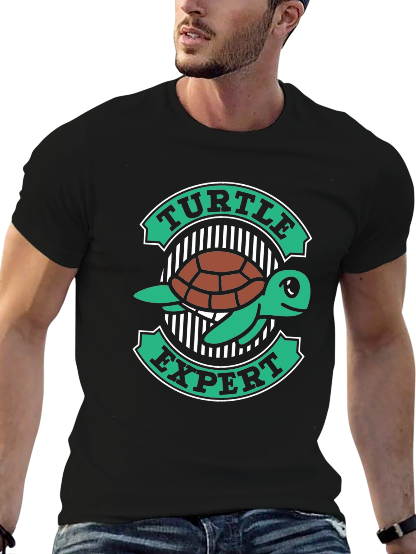 Turtle Expert Graphic T-Shirt - Unisex Crew Neck