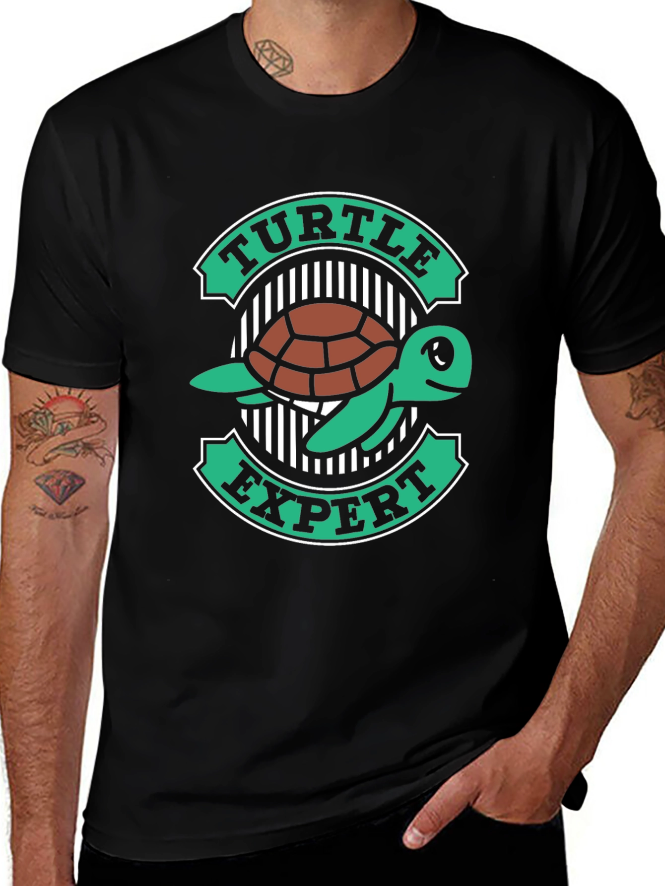 Turtle Expert Graphic T-Shirt - Unisex Crew Neck