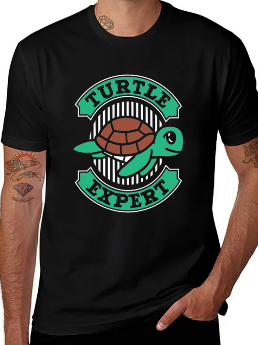 Turtle Expert Graphic T-Shirt - Unisex Crew Neck