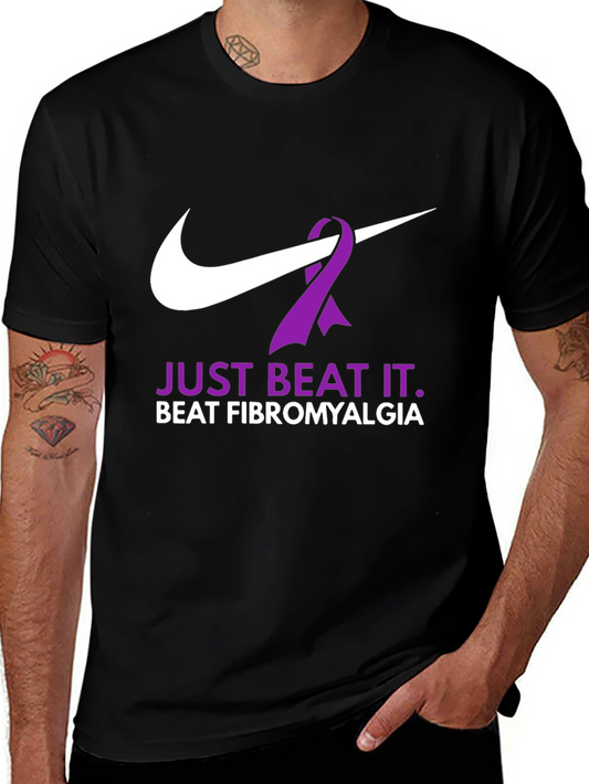 Just Beat It Fibromyalgia Awareness T-Shirt