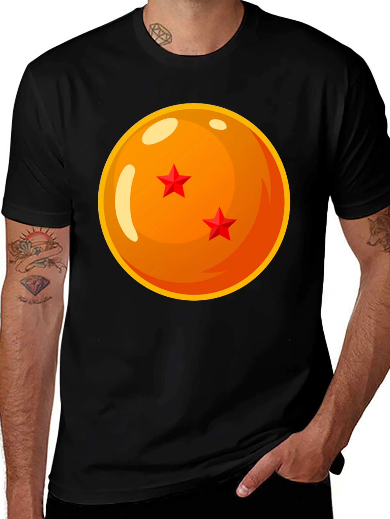 Dragon Ball Z Three-Star Ball Graphic T-Shirt