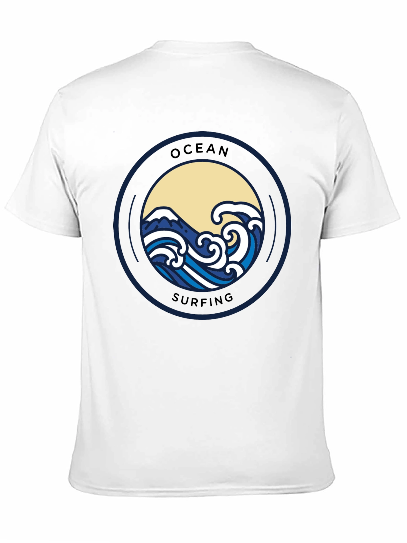 Ocean Surfing Graphic Tee - Black