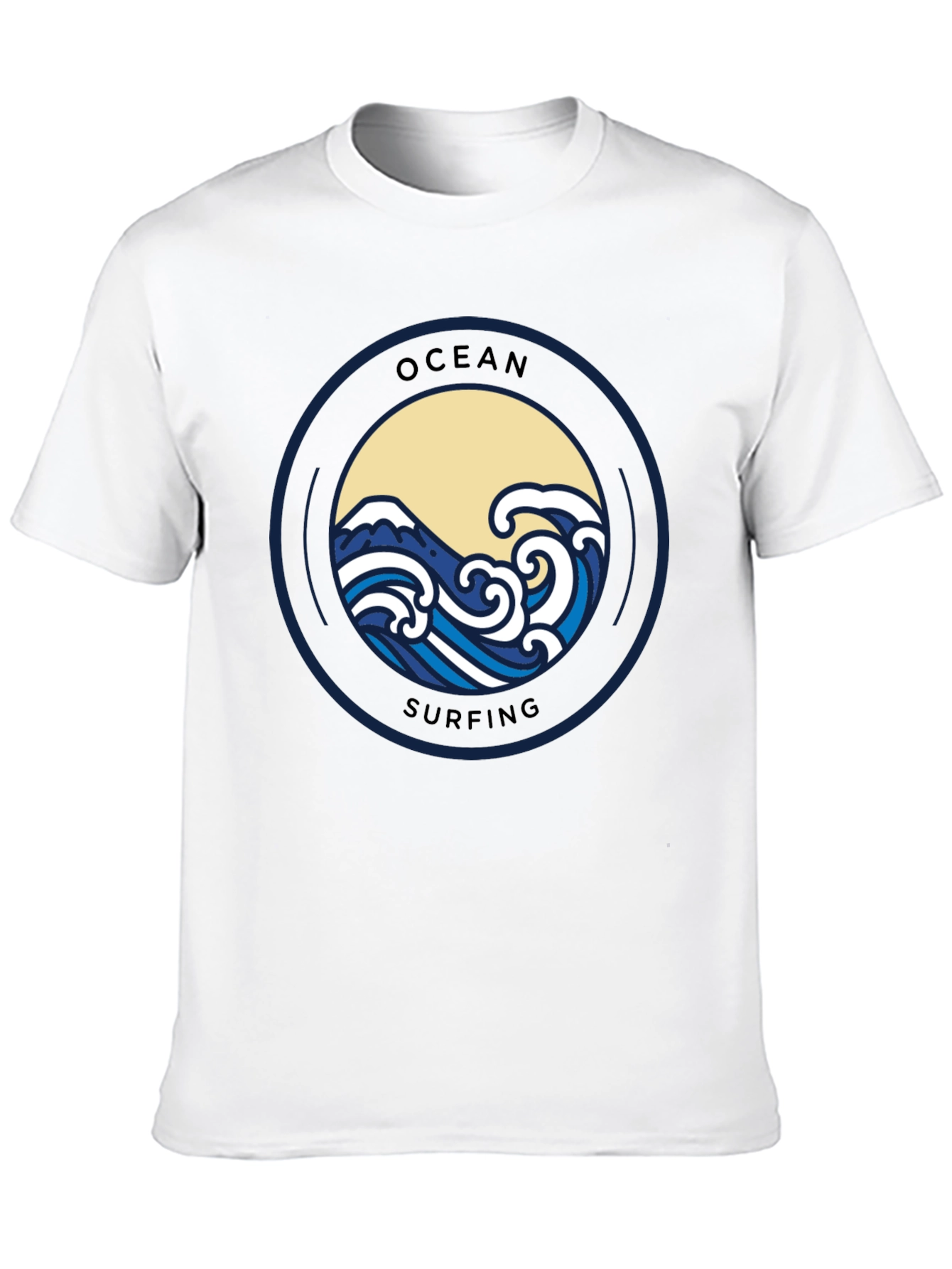 Ocean Surfing Graphic Tee - Black