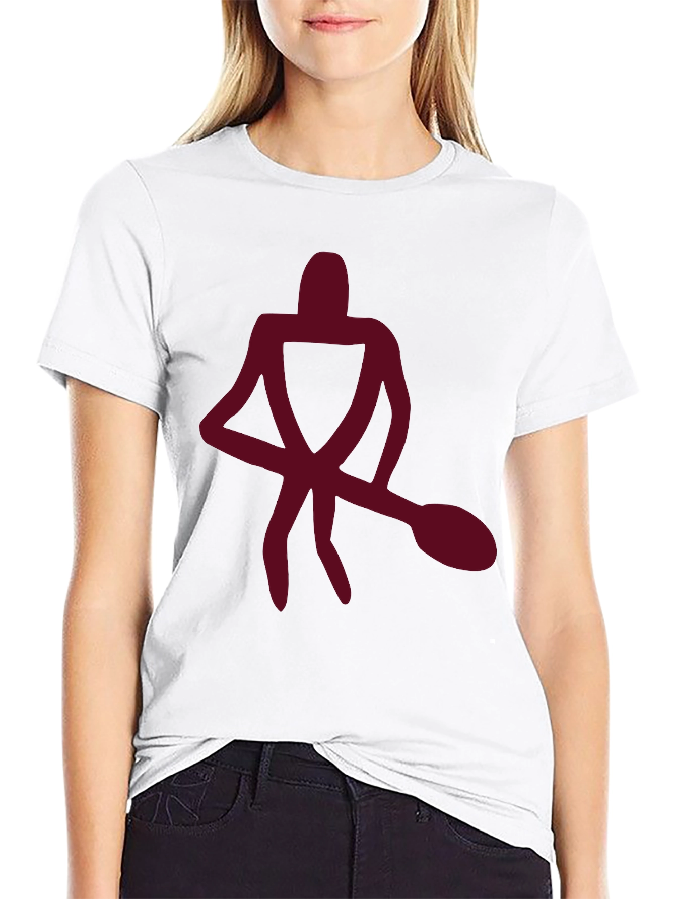 Abstract Figure Graphic Tee - Casual Comfort