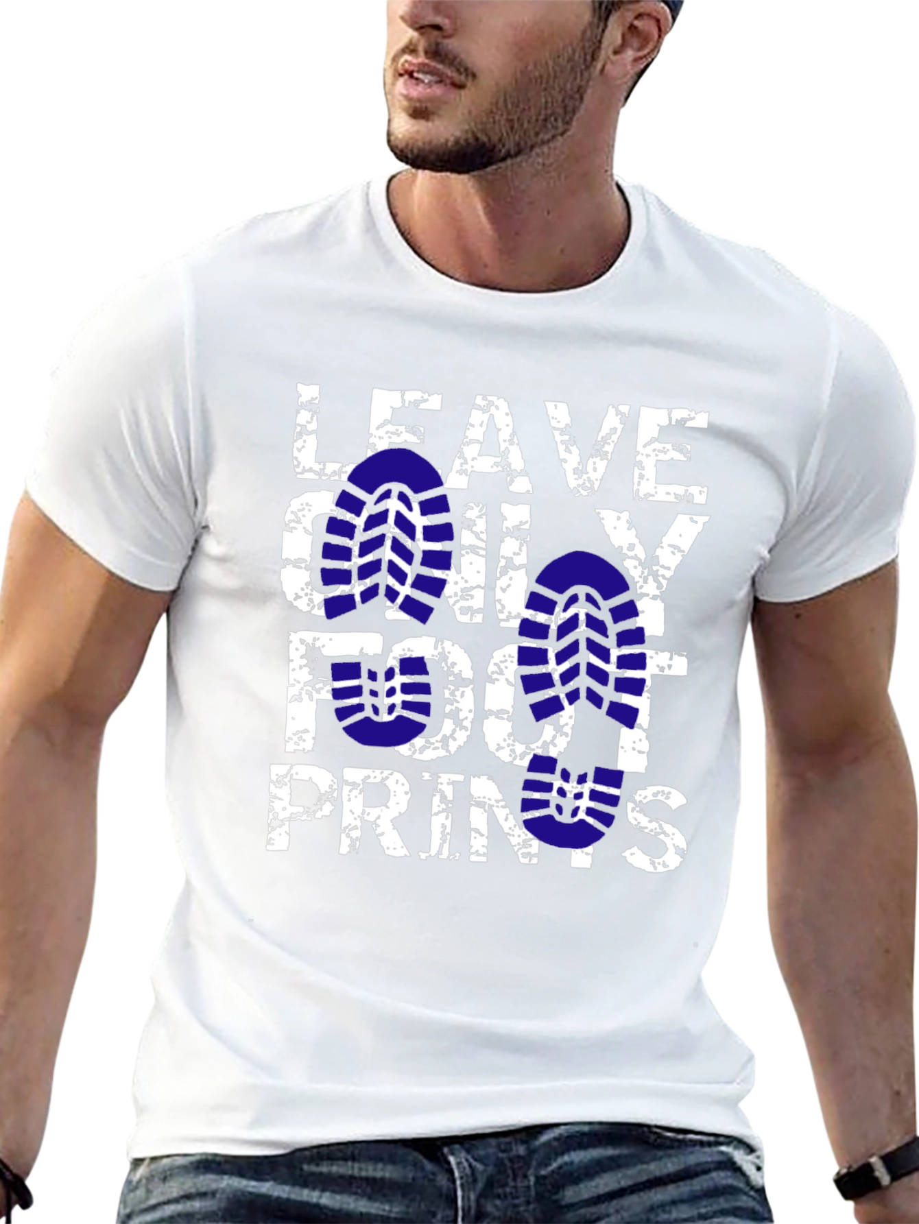 Leave Only Footprints Graphic Tee