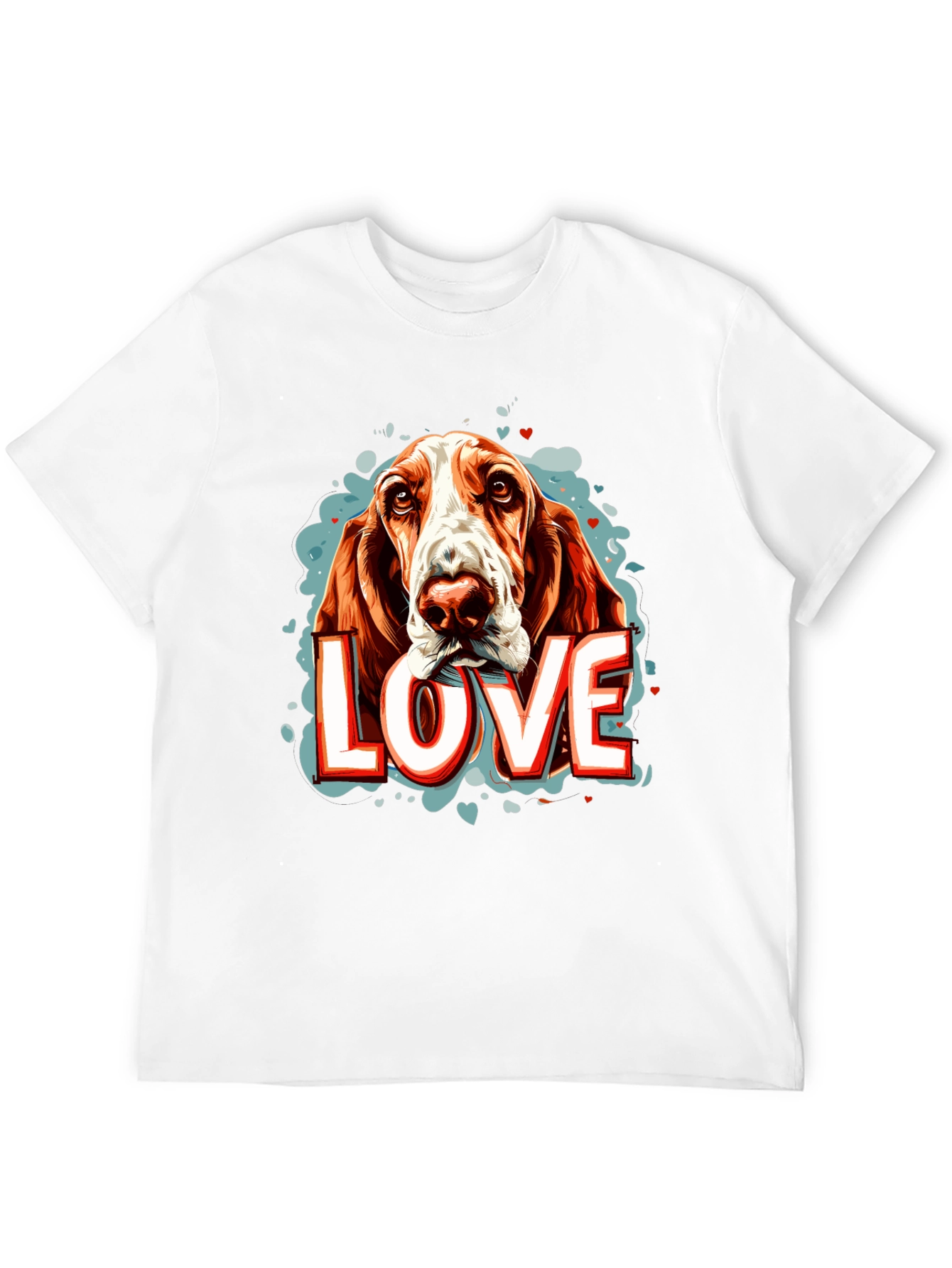 Dog Love Graphic Tee - Black Unisex Shirt